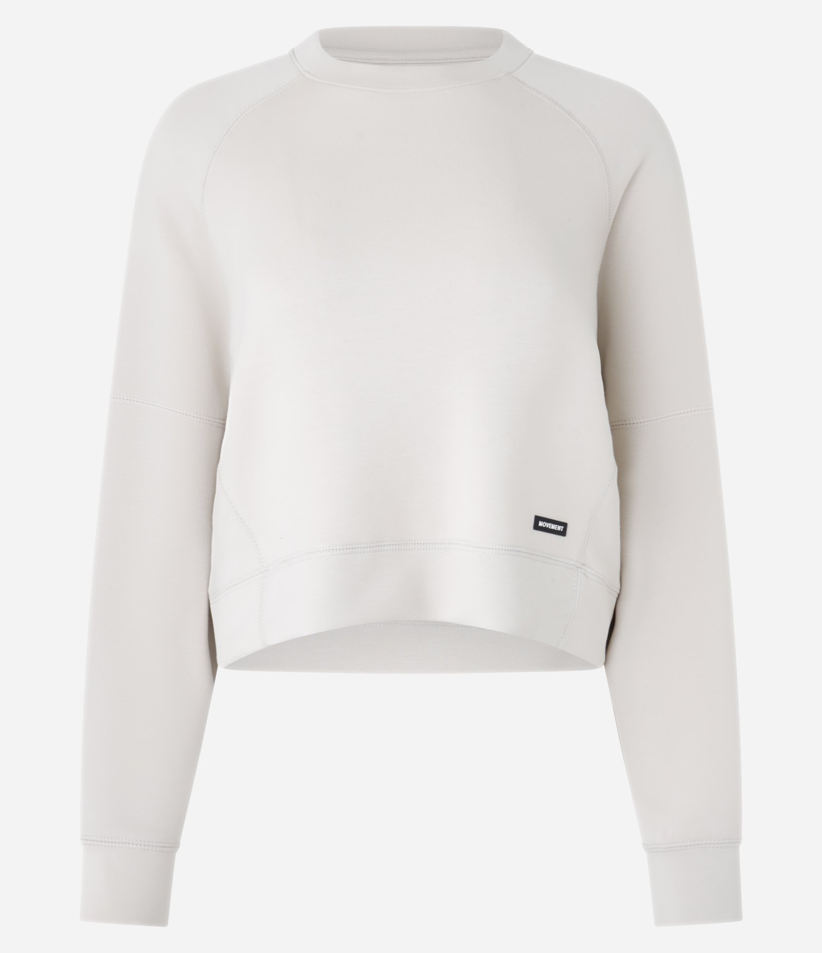 Blusão Moletom Esportivo em Microfibra com Recortes Off White 5