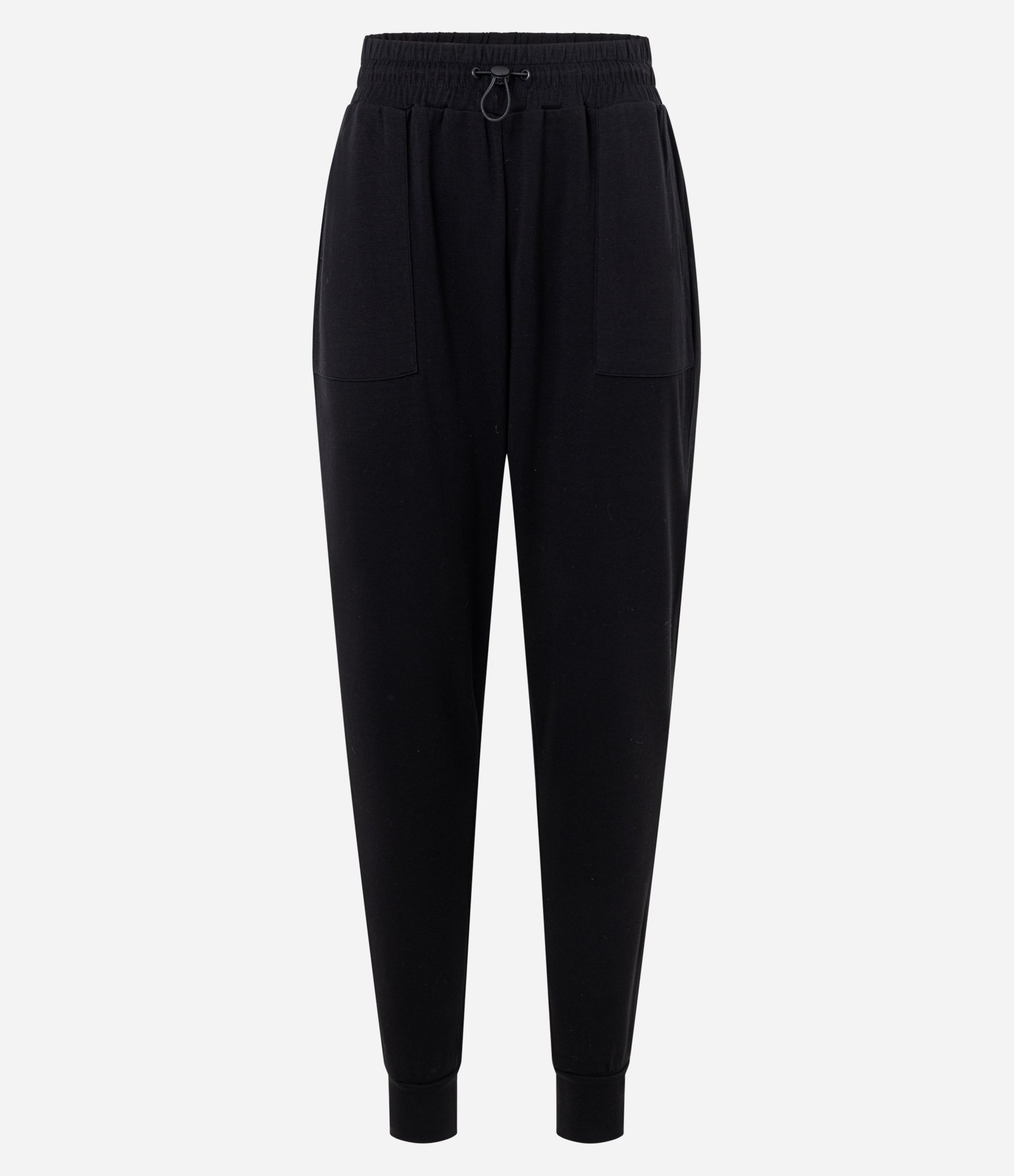Calça Jogger em Microfibra com Cós Elástico Preto 5