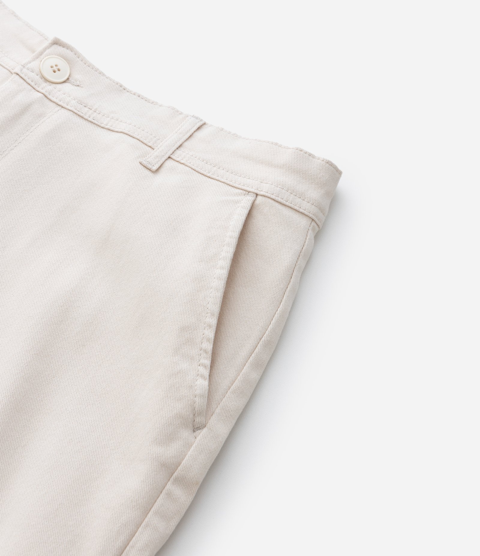 Calça Skinny em Sarja com Elastano Bege Claro 9