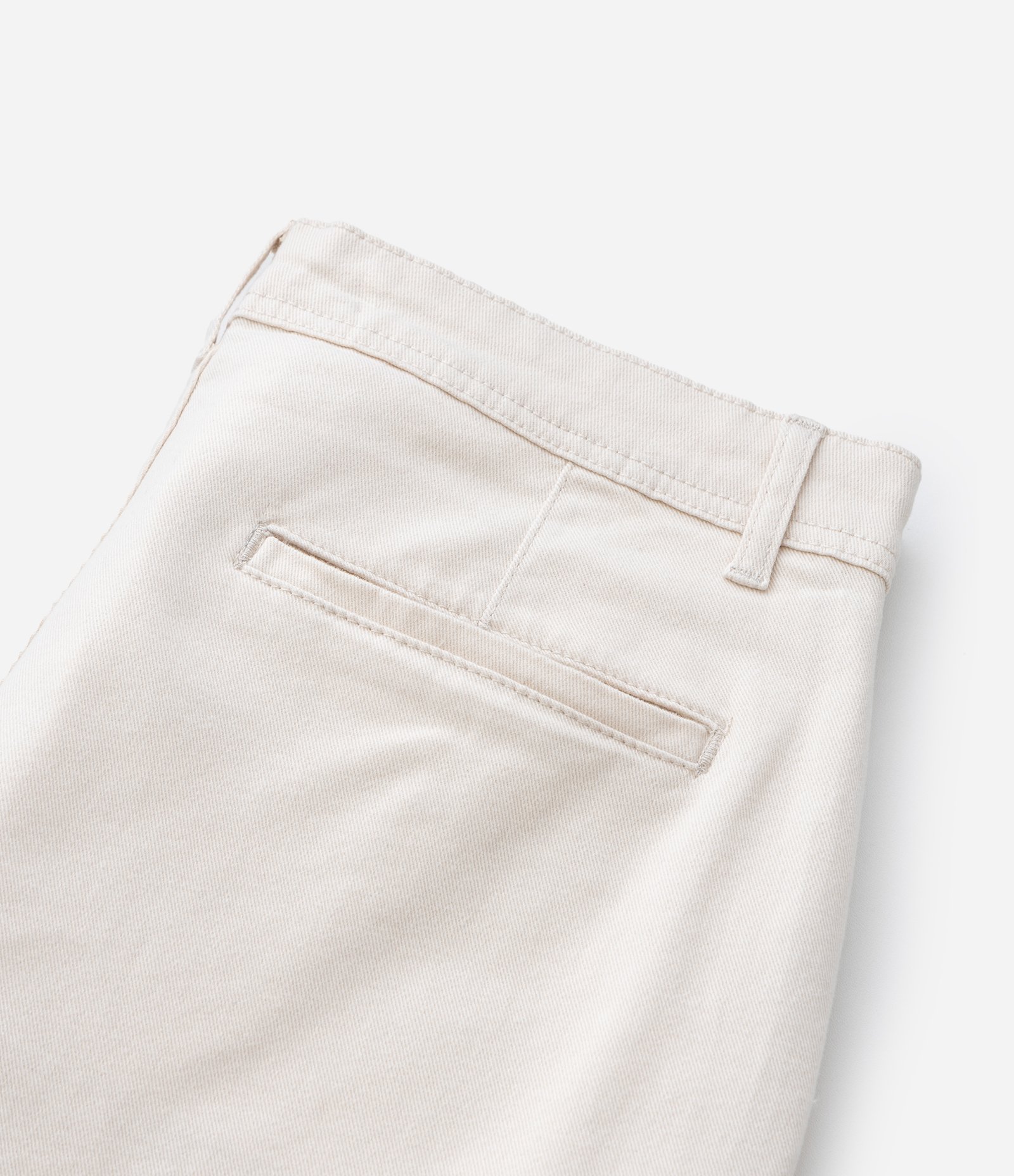 Calça Skinny em Sarja com Elastano Bege Claro 10
