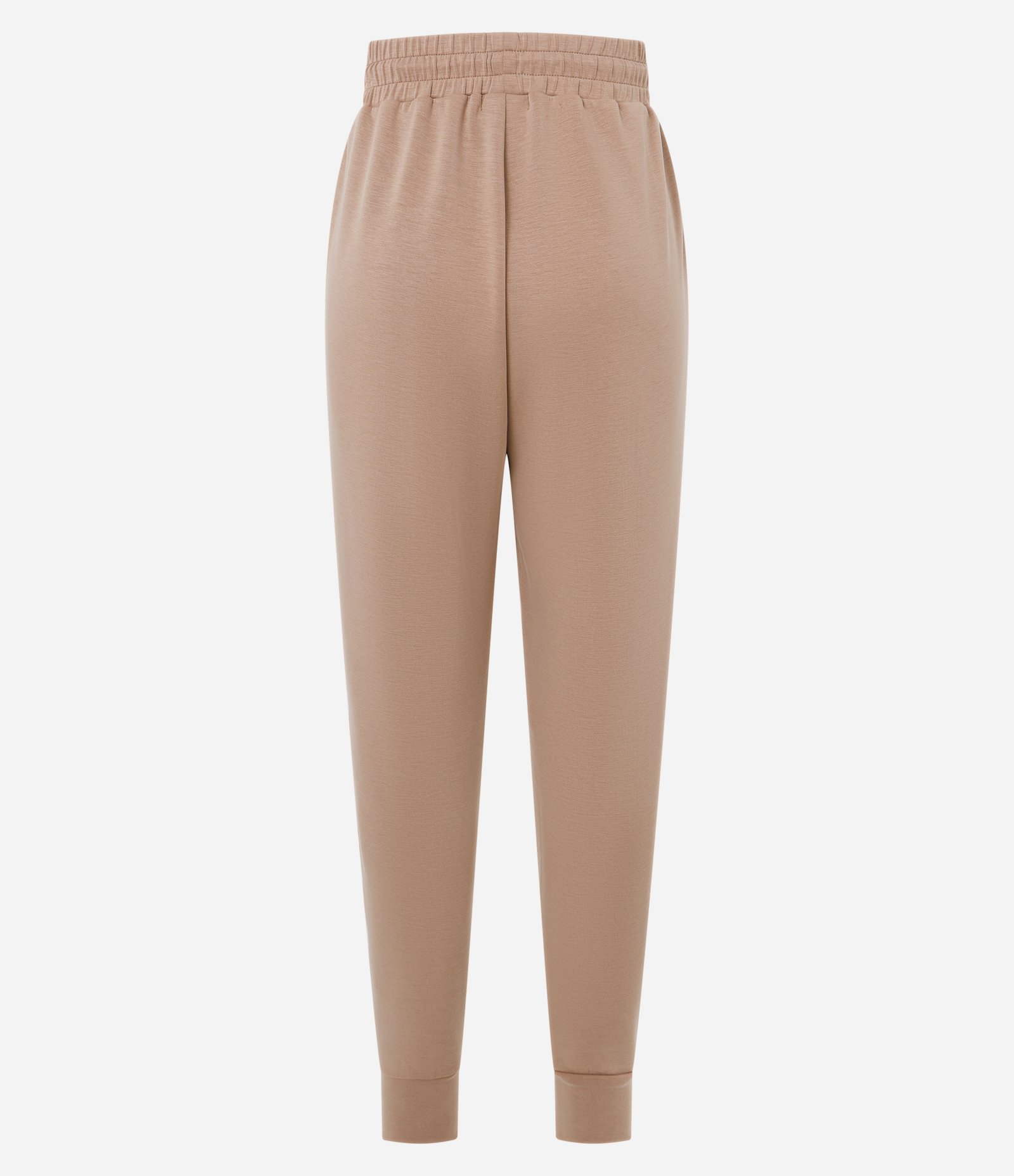 Calça Jogger Esportiva em Microfibra com Cós Elástico Marrom 6
