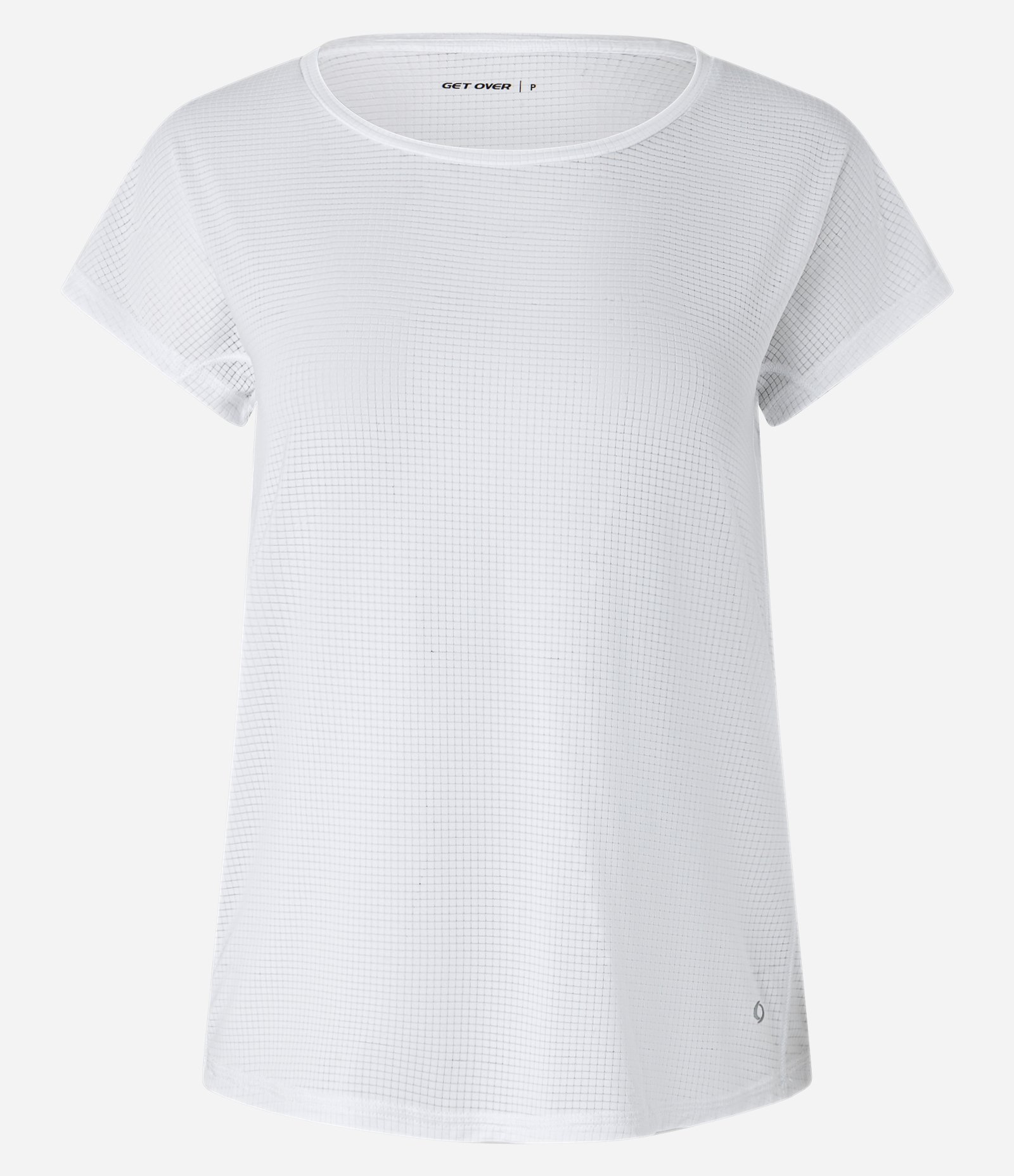 Camiseta Esportiva em Microfibra com Decote Redondo Branco 5