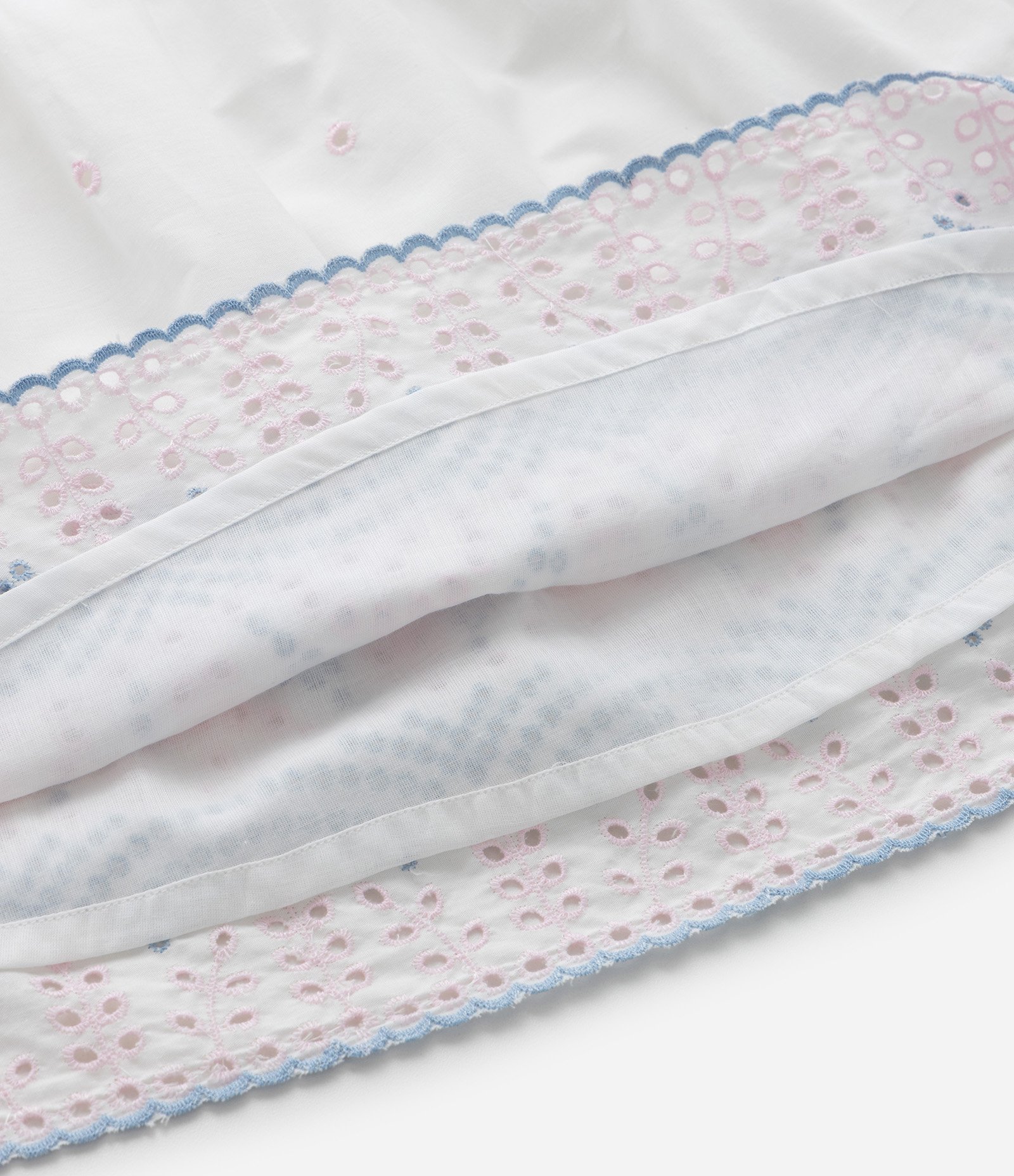 Vestido Infantil em Laise com Bordado na Barra - Tam 1 a 5 Anos Branco 5