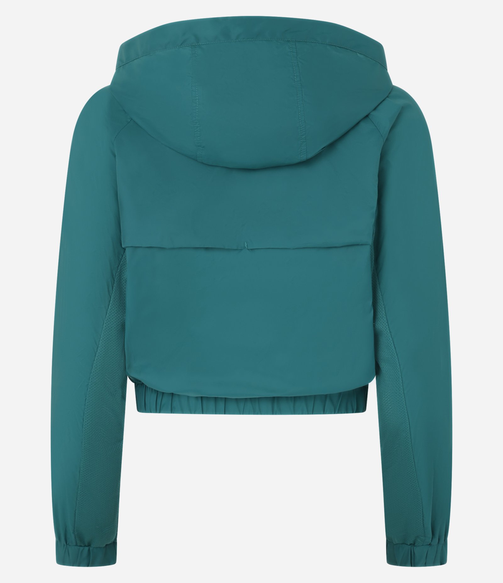 Jaqueta Corta Vento Esportiva Cropped com Saquinho Verde 6