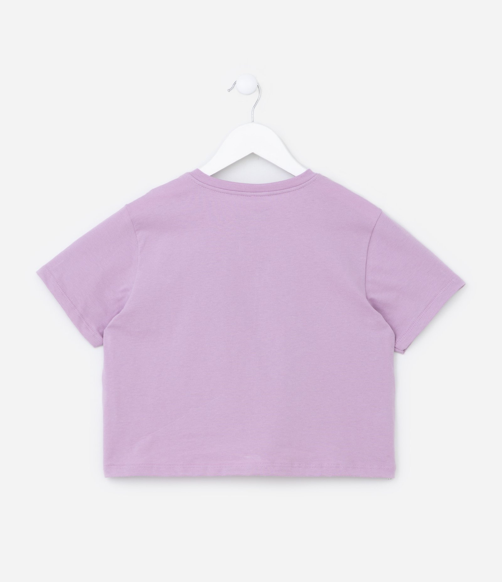 Blusa Infantil com Estampa Angel e Máscara - Tam 5 a 14 Anos Lilás 3