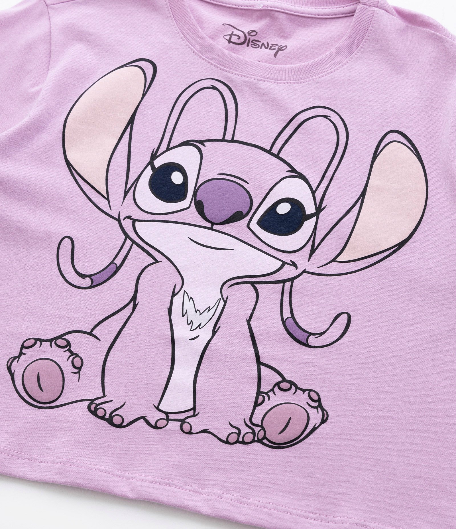 Blusa Infantil com Estampa Angel e Máscara - Tam 5 a 14 Anos Lilás 4