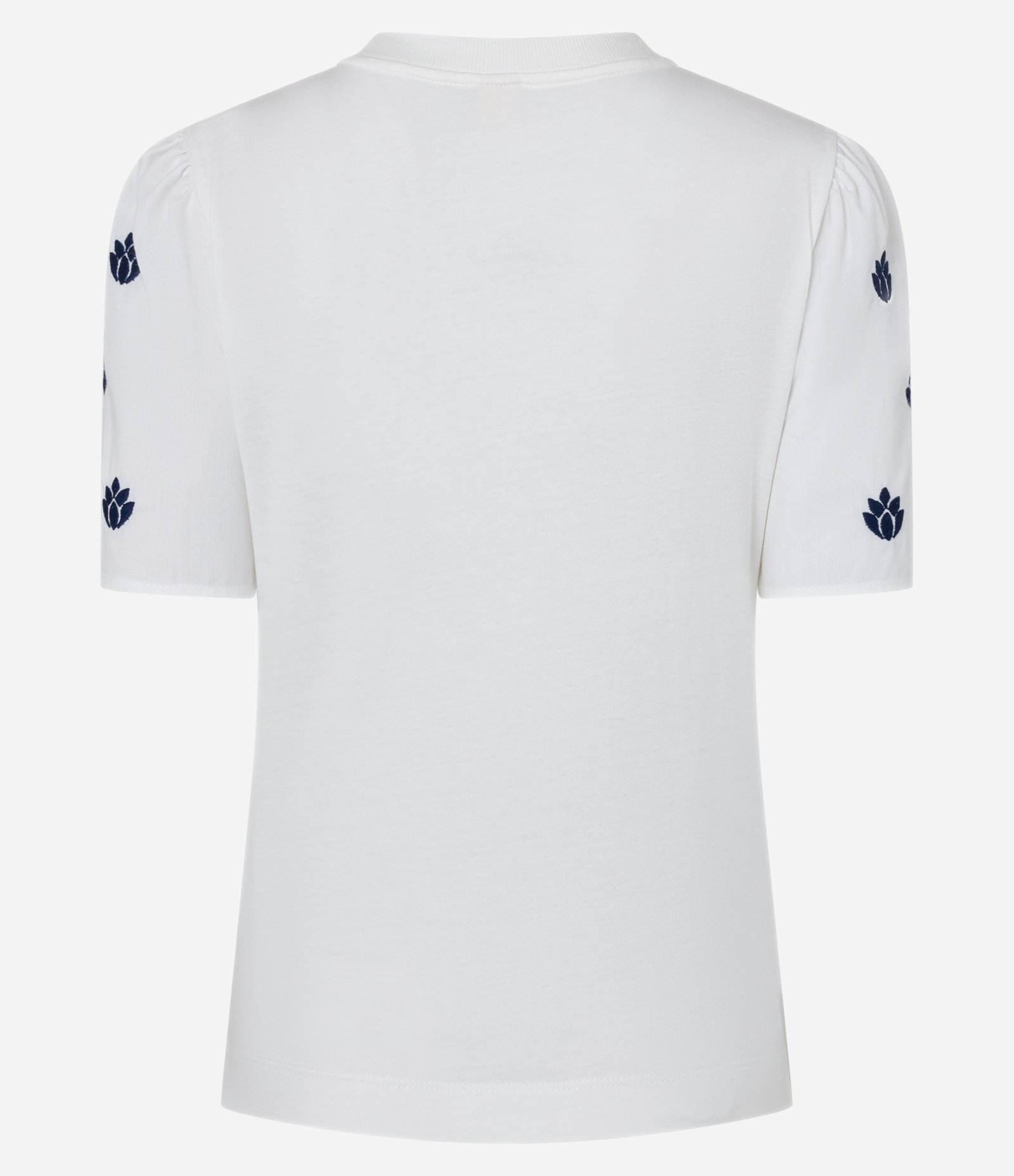 Blusa em Algodão com Bordado na Manga Bufante Branco Neve 7