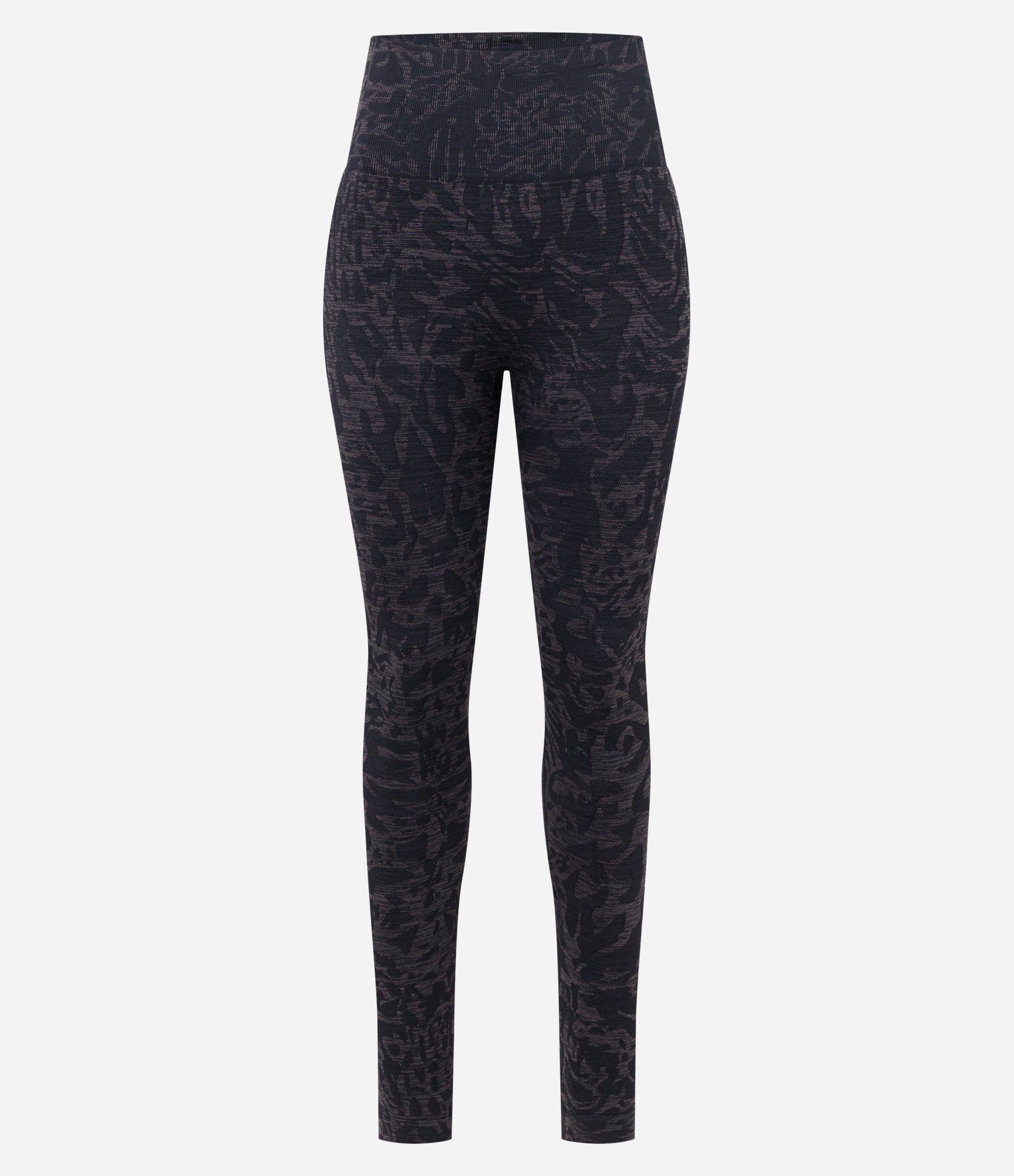 Calça Legging Esportiva Seamless com Jacquard Animal Print Onça Preto 5