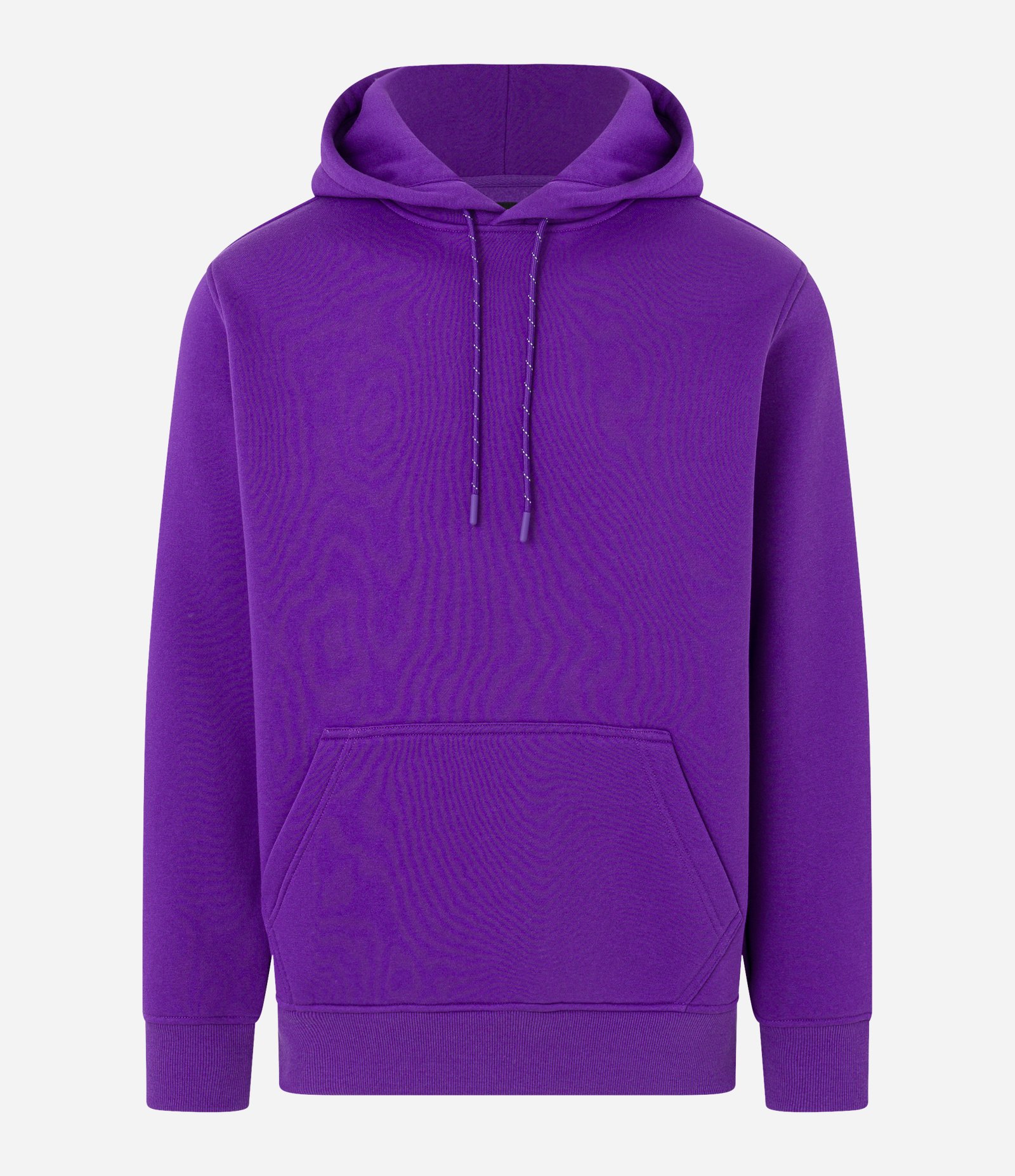 Blusão Fechado Comfort em Moletom com Capuz Roxo 5