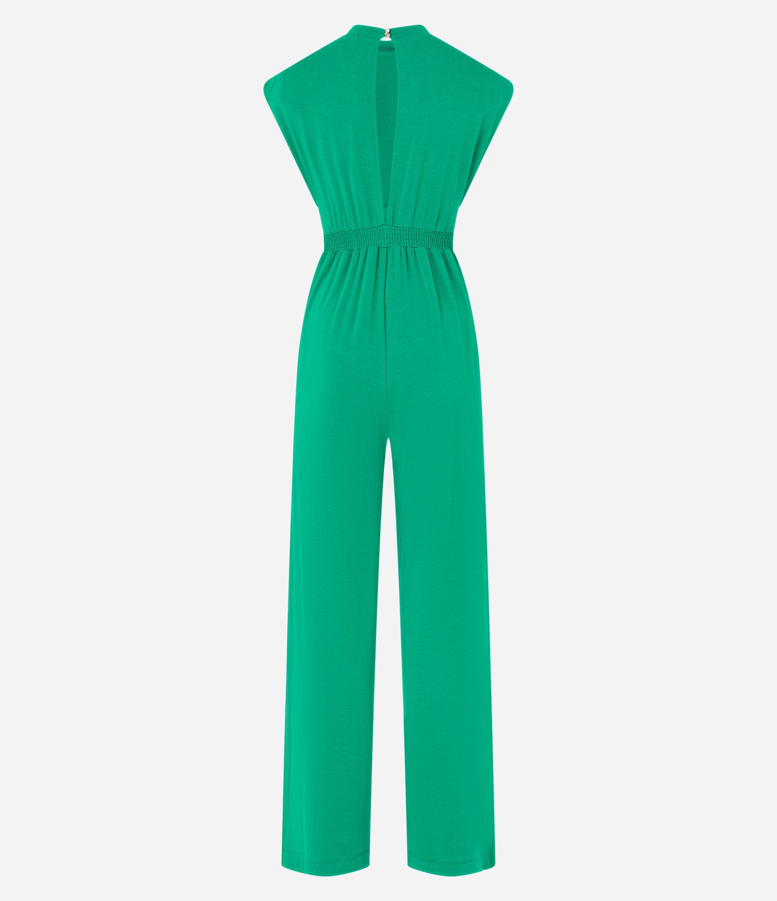 Macacão em Moletinho com Detalhe de Aberturas na Barriga e Gola redonda Verde 6