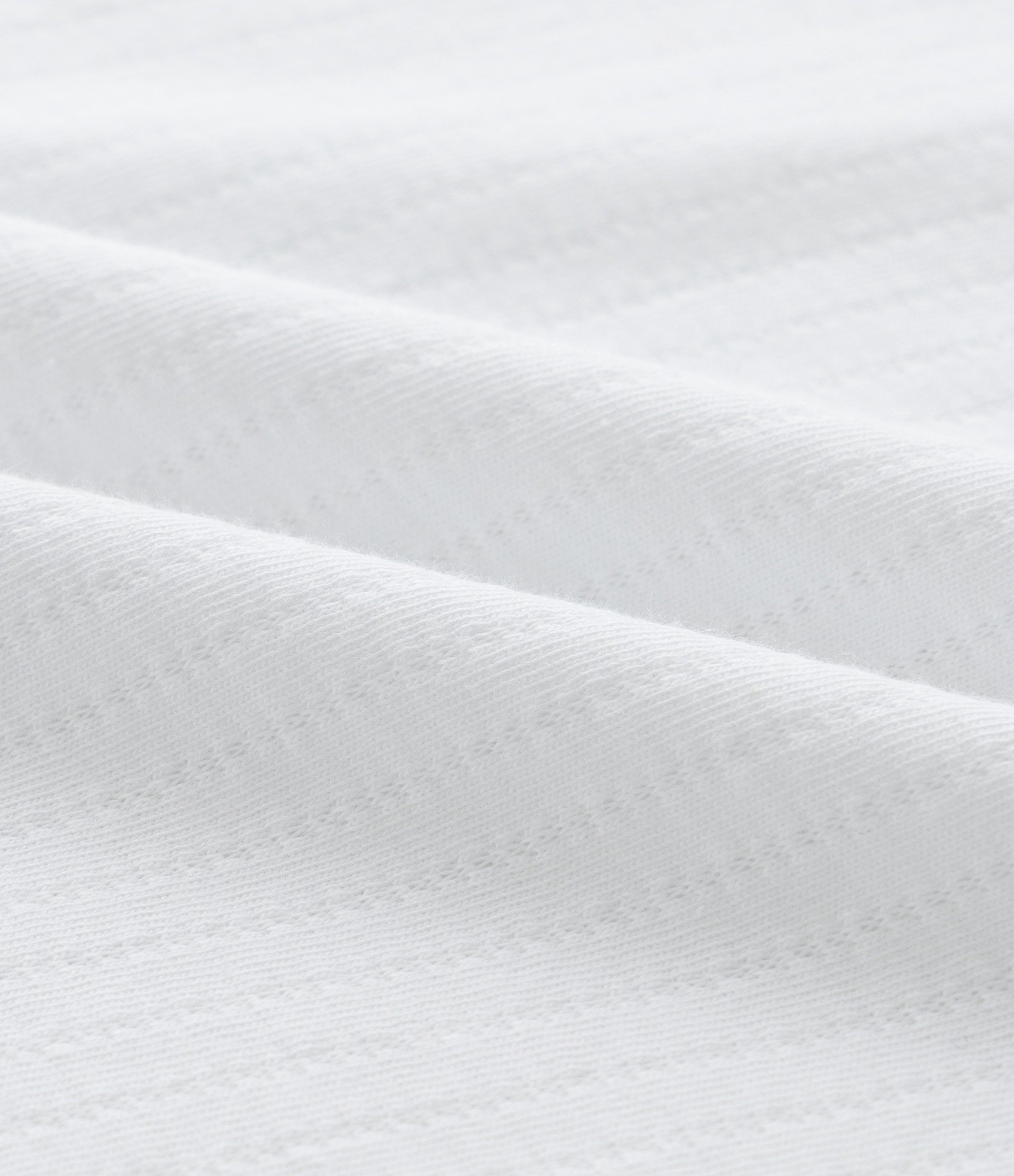 Camisa Polo em Algodão Peruano com Zíper na Gola Branco 9