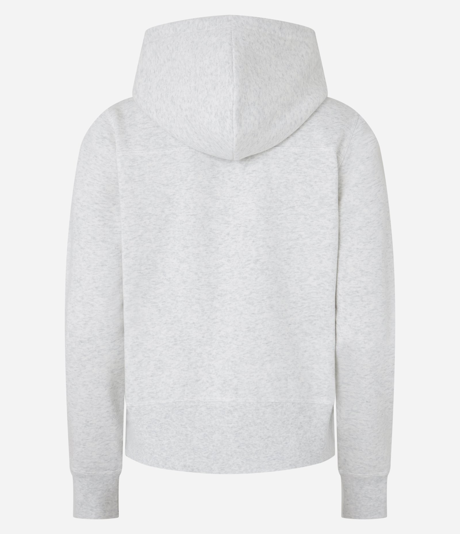 Jaqueta Esportiva em Mix de Tecidos com Capuz e Bolsos Cinza Claro 6