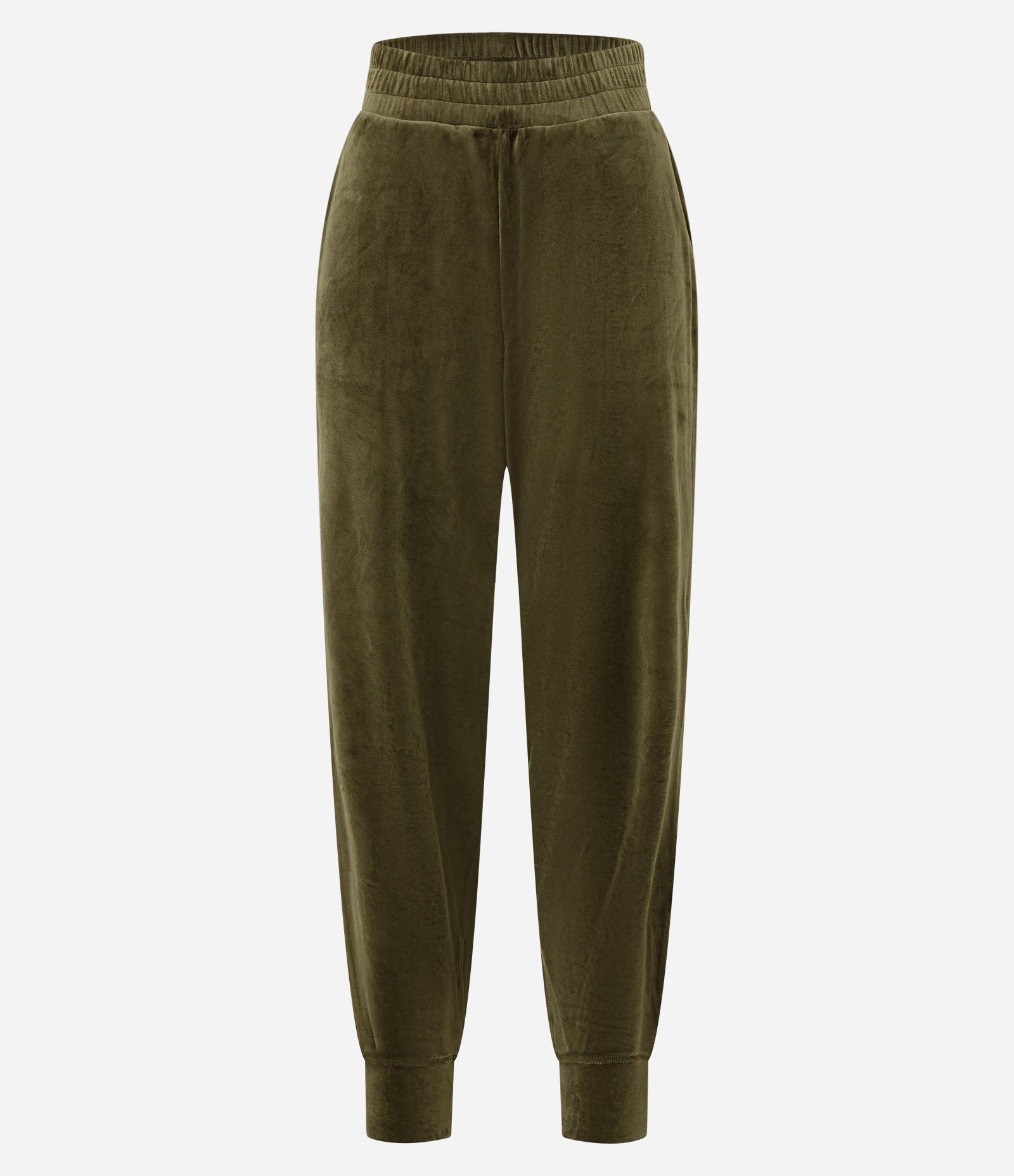 Calça Jogger Esportiva em Microfibra com Cós de Elástico Verde 5