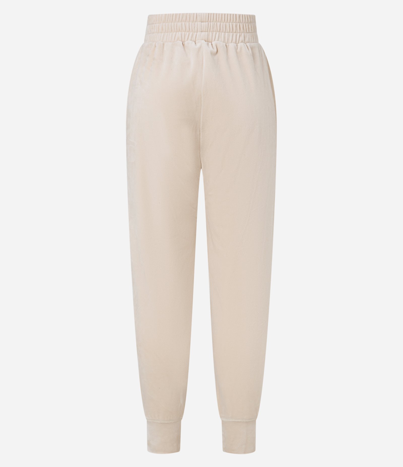 Calça Jogger Esportiva em Microfibra com Cós de Elástico Bege 6