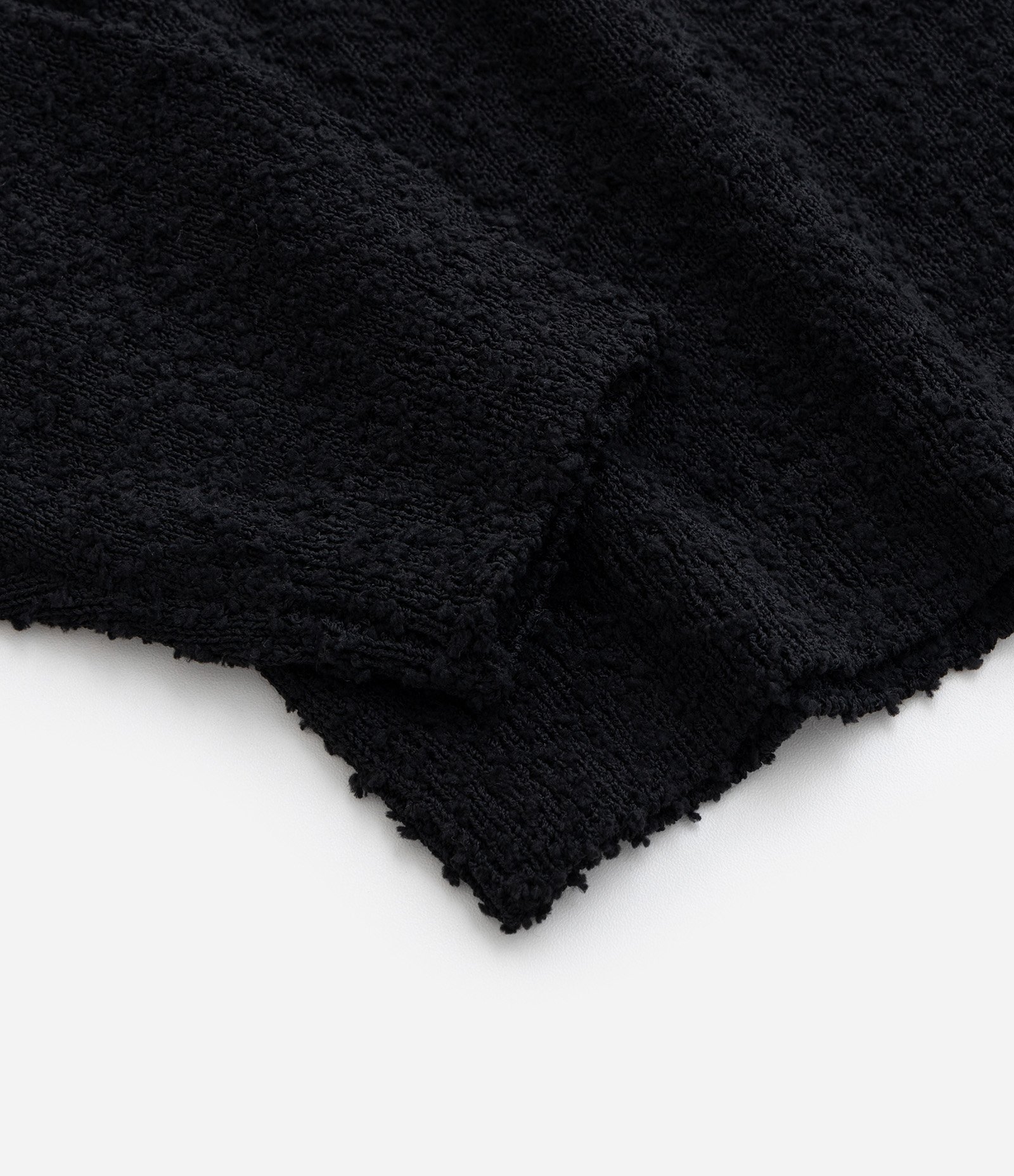 Suéter Curto Infantil em Tricô com Textura - Tam 5 a 14 Anos Preto 5