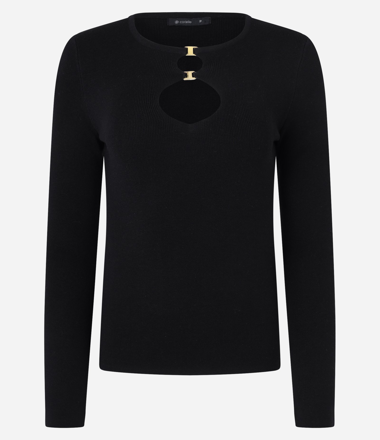 Blusa em Viscose com Vazados e Fivelas no Busto 6