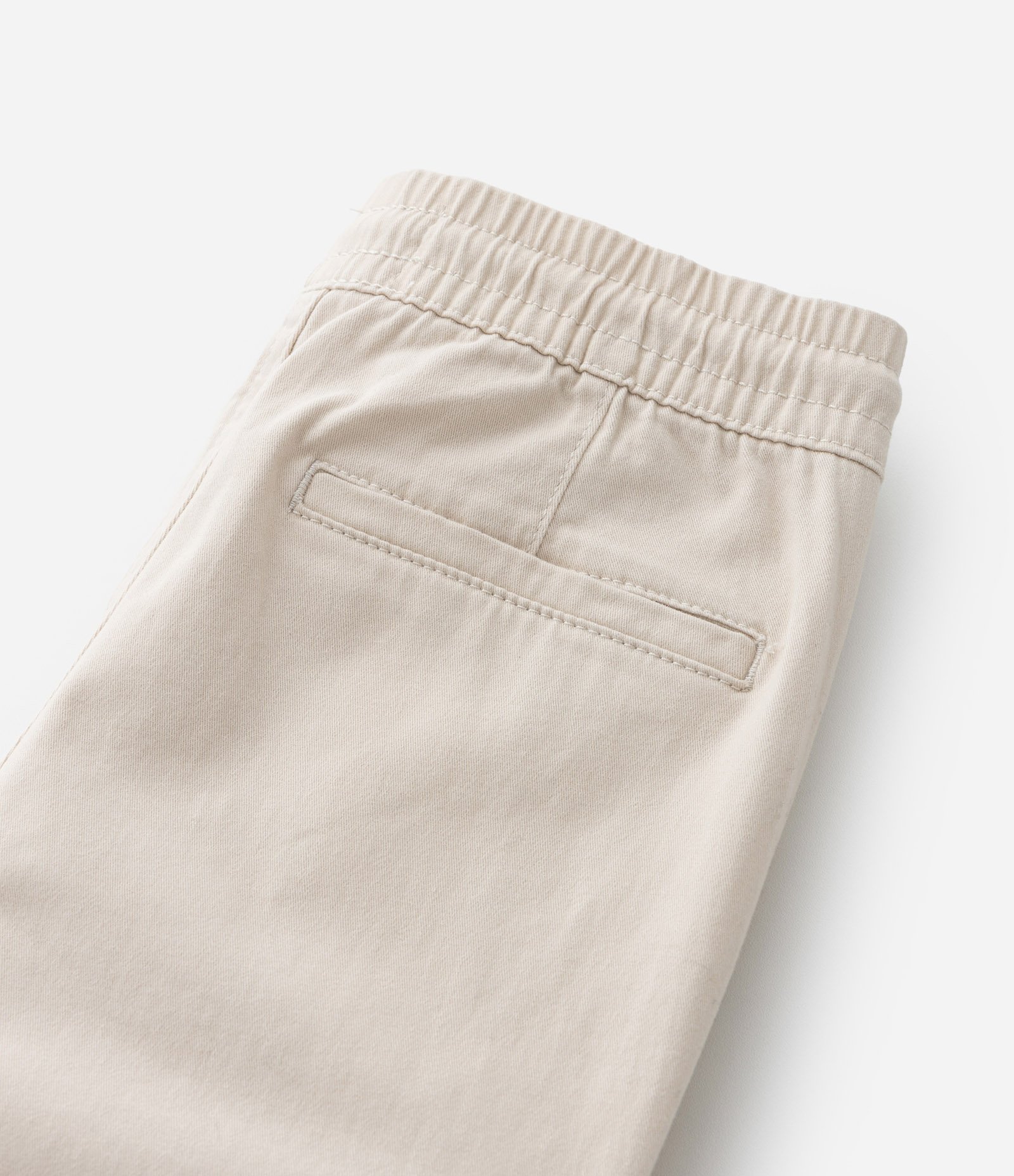 Calça Jogger Infantil com Bolsos Cargo - Tam 5 a 14 anos Bege 4