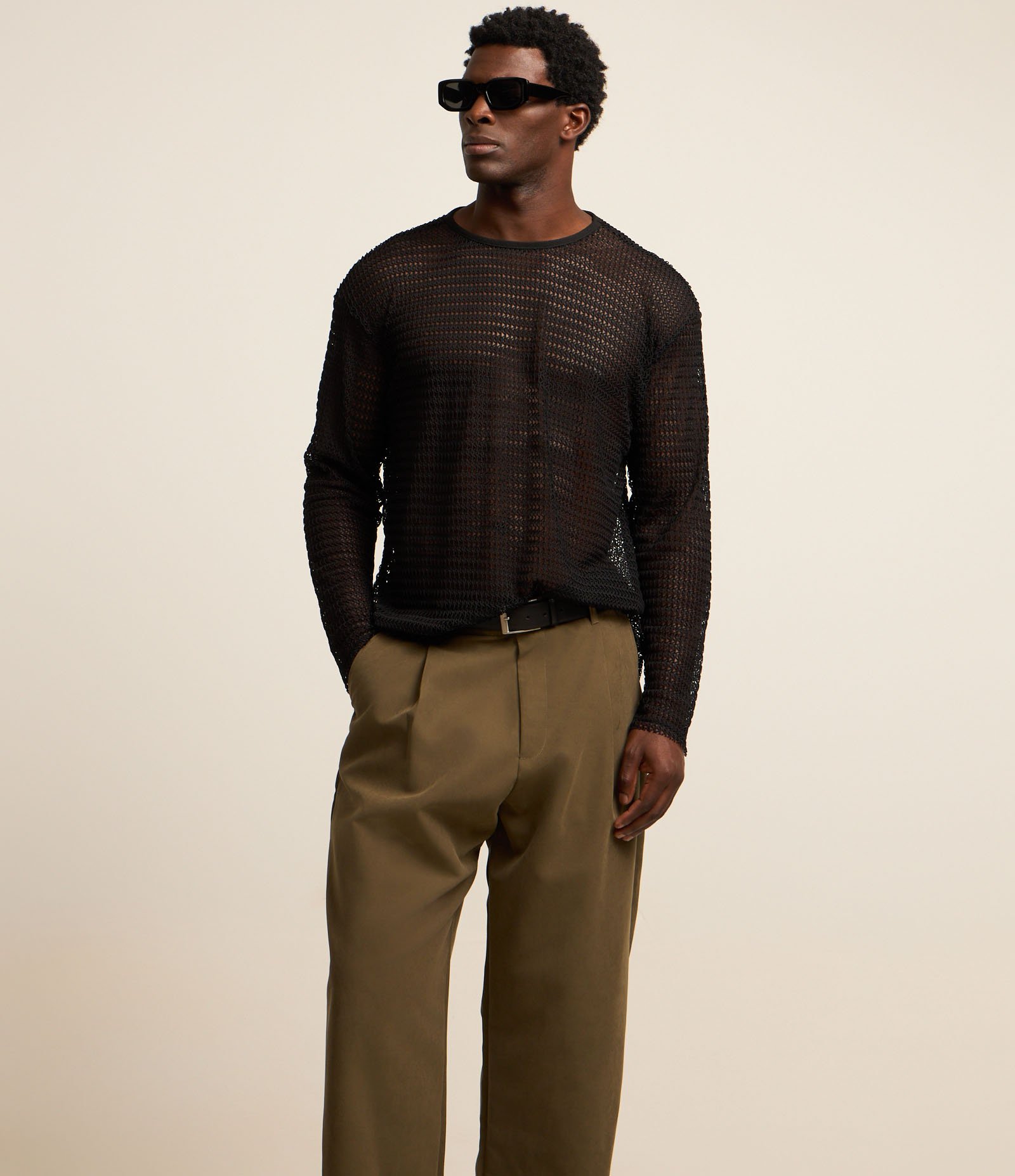 Calça em Alfaiataria e Cós com Passante Verde 2