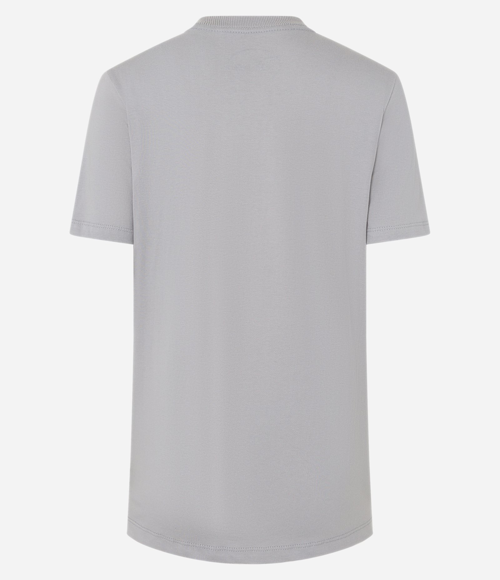 Camiseta Alongada em Algodão com Estampa Stitch no Bad Days Cinza 5