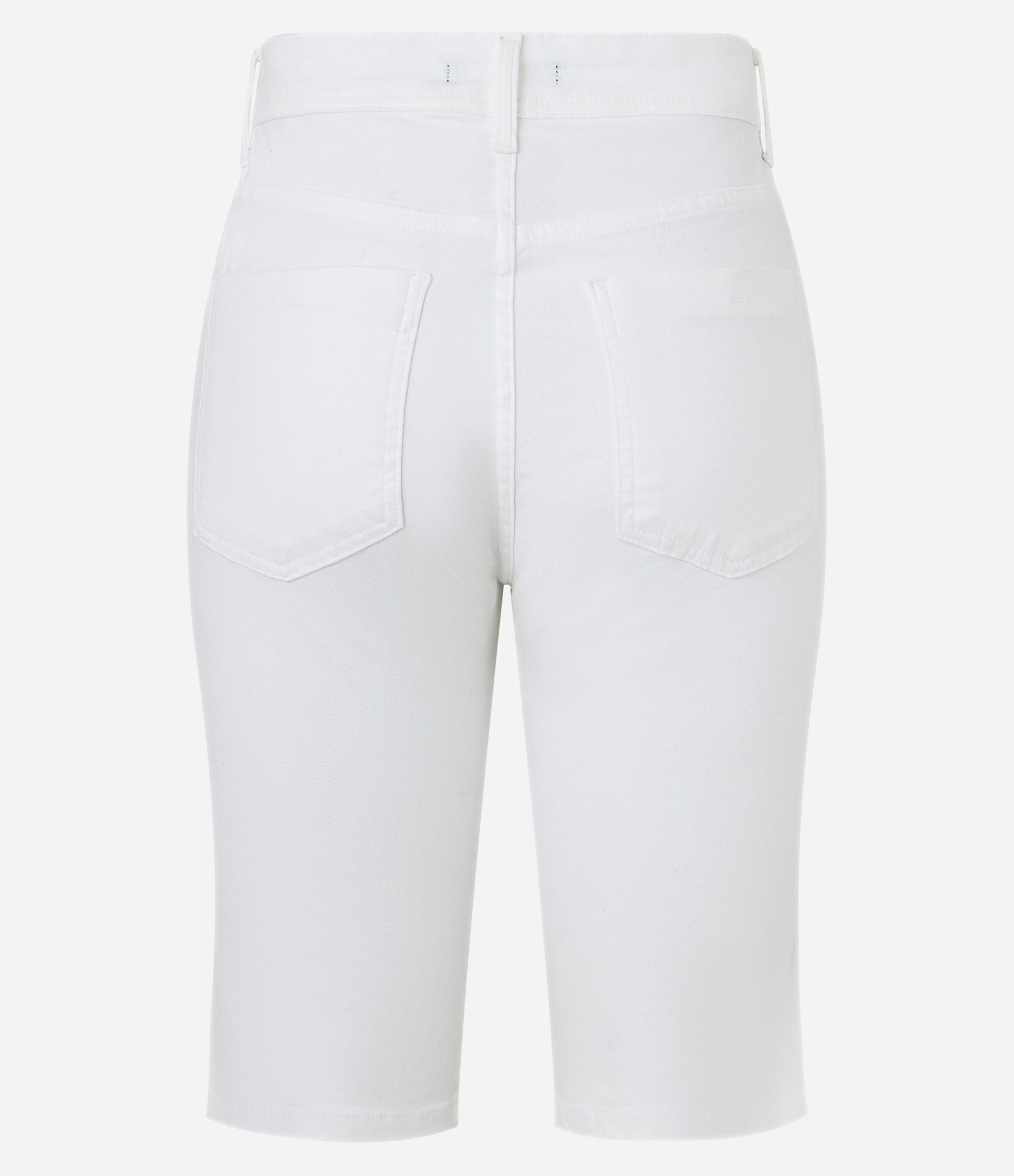 Bermuda Ciclista em Sarja com Cintura Média e Bolsos 2