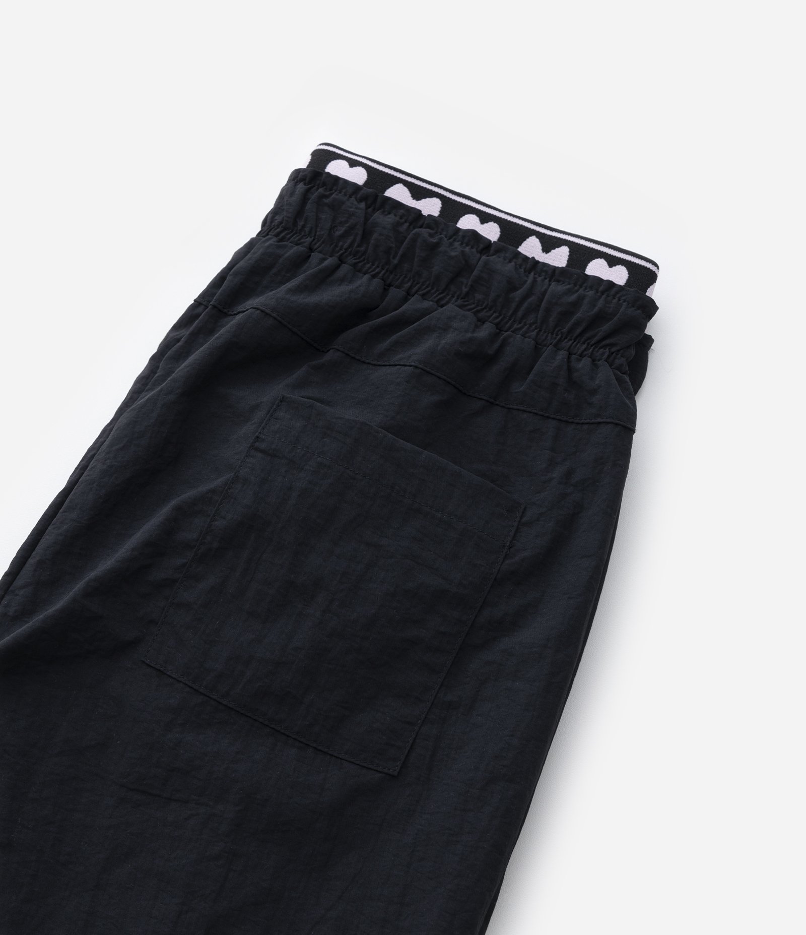 Calça Parachute Infantil com Cós Elástico - Tam 5 a 14 Anos Preto 8