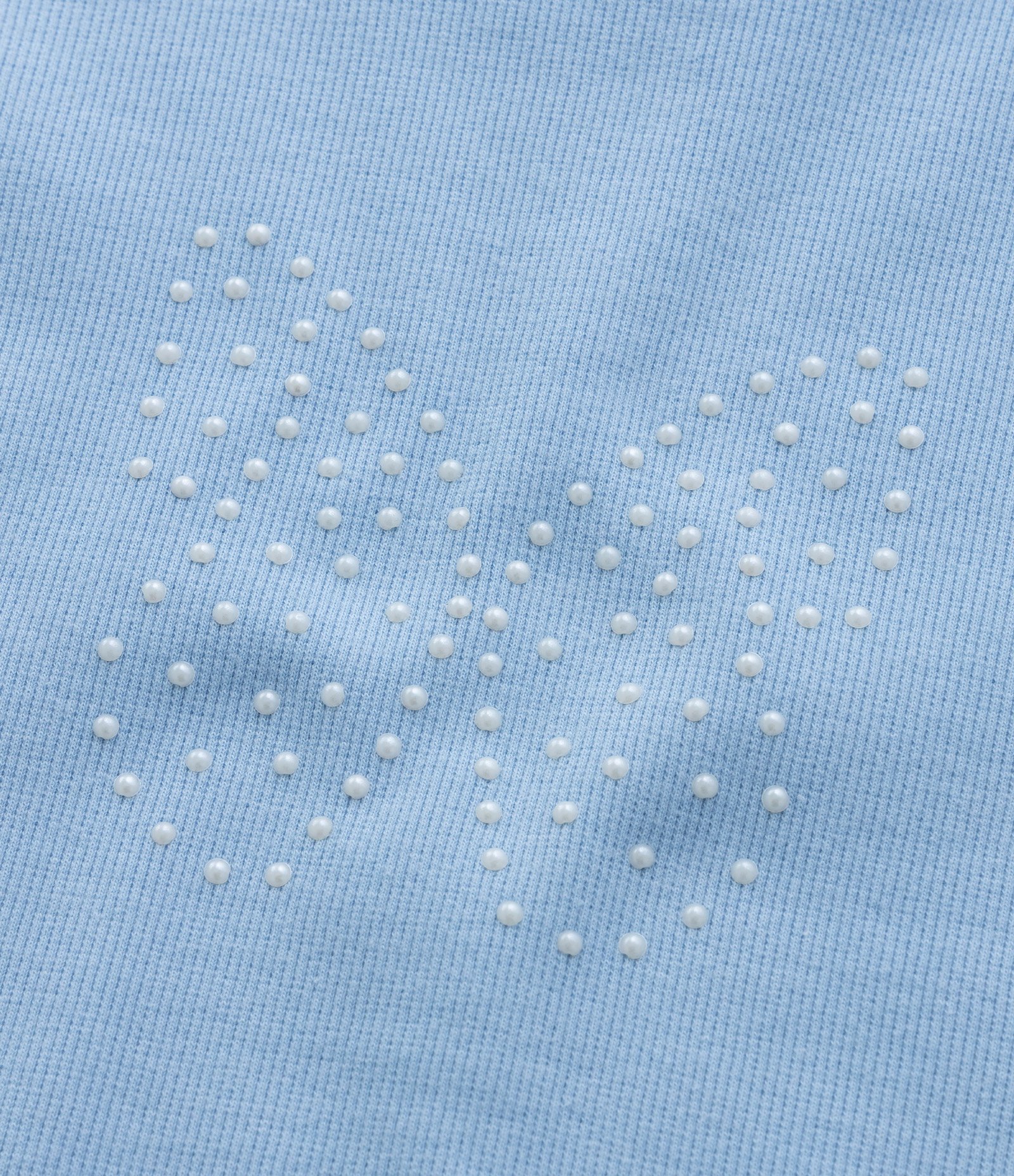 Blusa Infantil em Ribana com Bordado Borboleta - Tam 5 a 14 Anos Azul 5