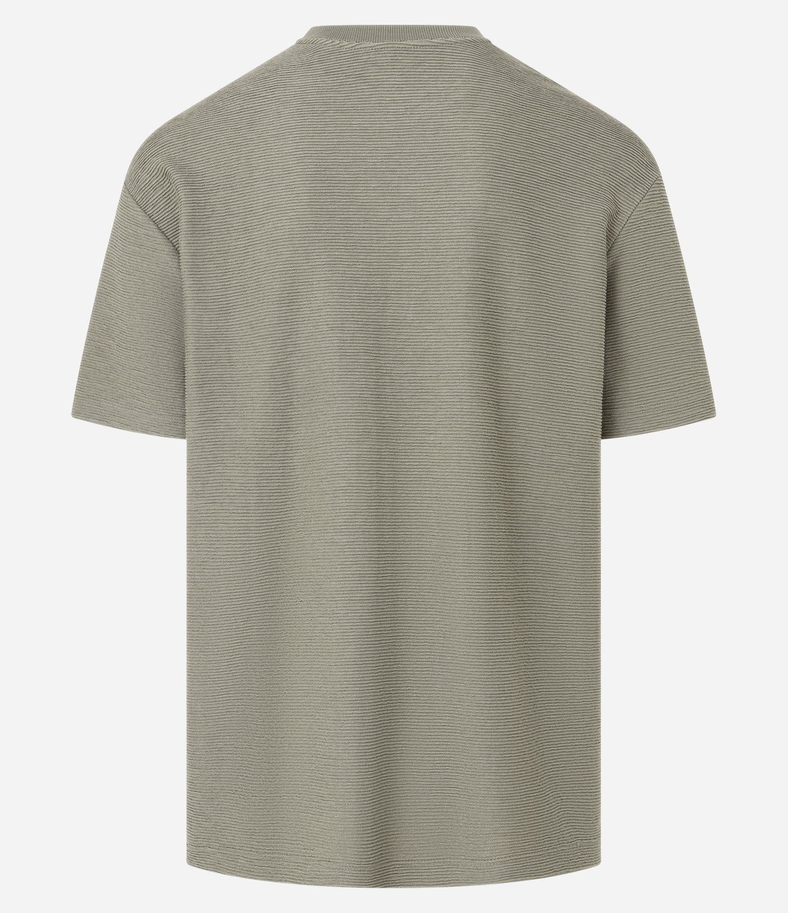 Camiseta Relaxed em Algodão com Textura Verde 7