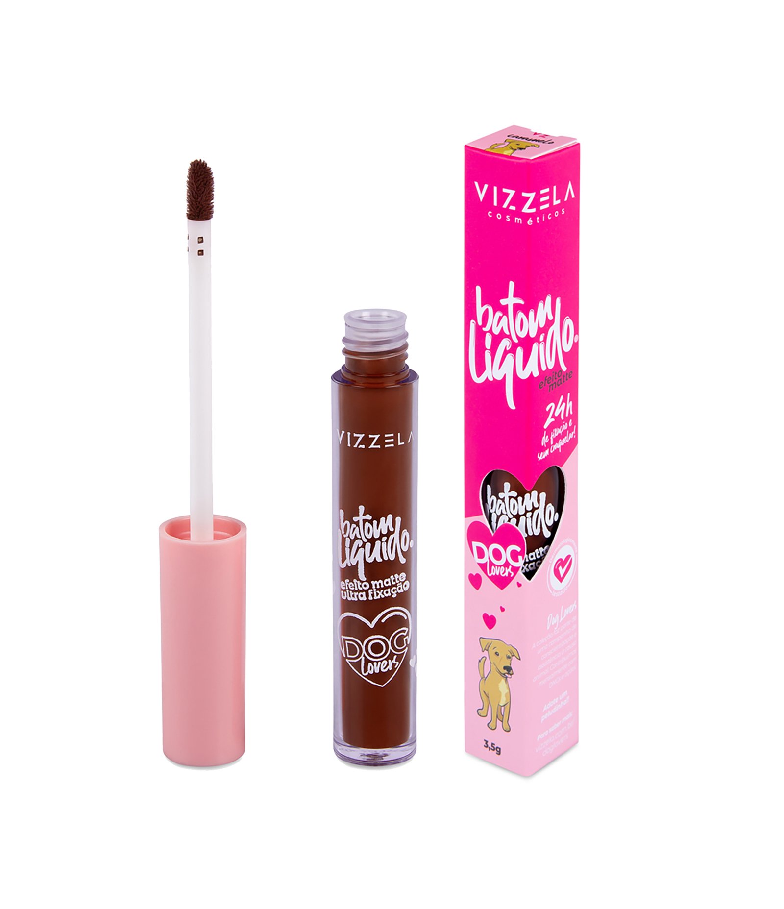 Batom Líquido Vizzela 20 - Caramelo 2