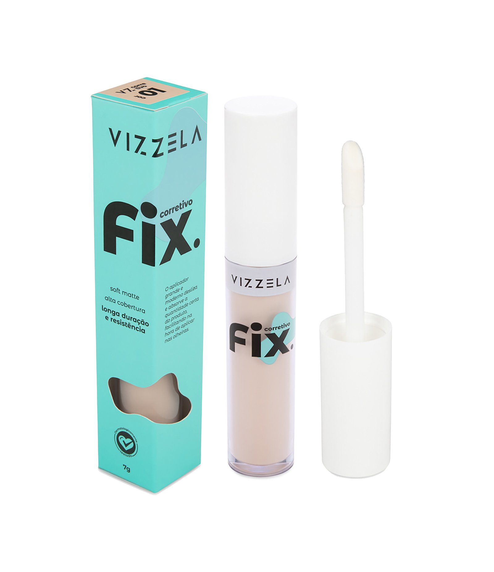 Corretivo Líquido Fix Vizzela Cor 1 2
