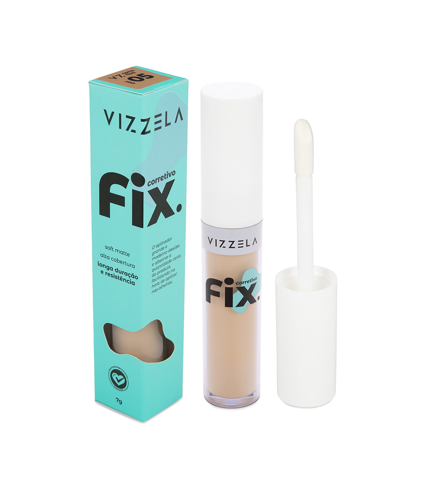 Corretivo Líquido Fix Vizzela Cor 5 2