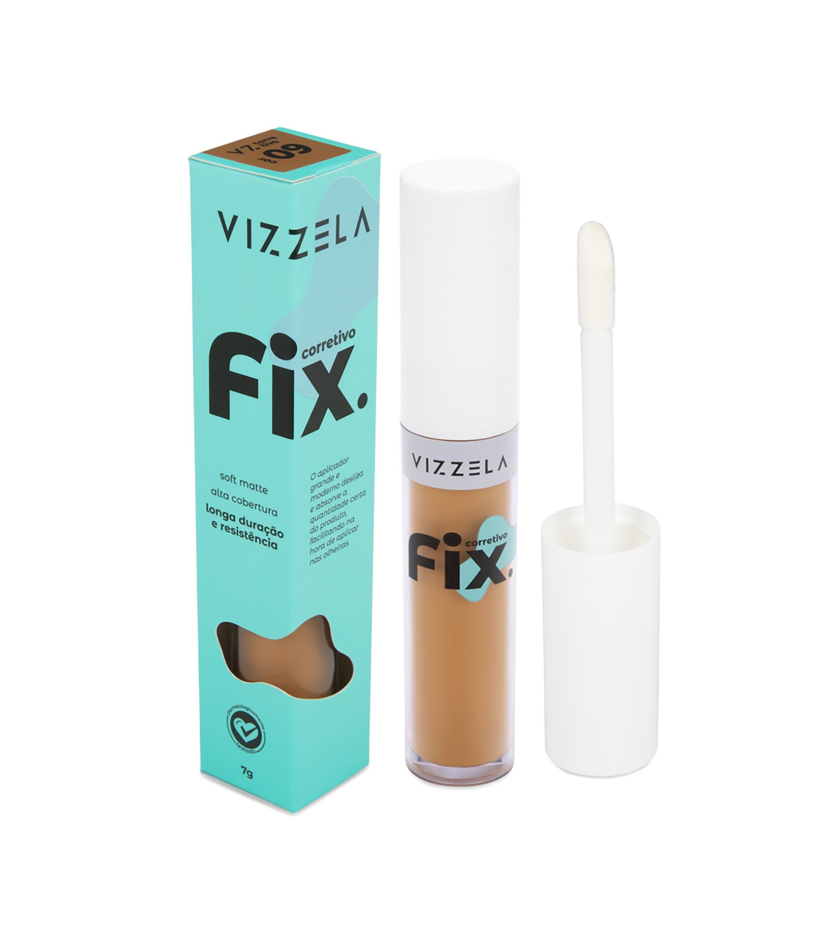 Corretivo Líquido Fix Vizzela Cor 9 2