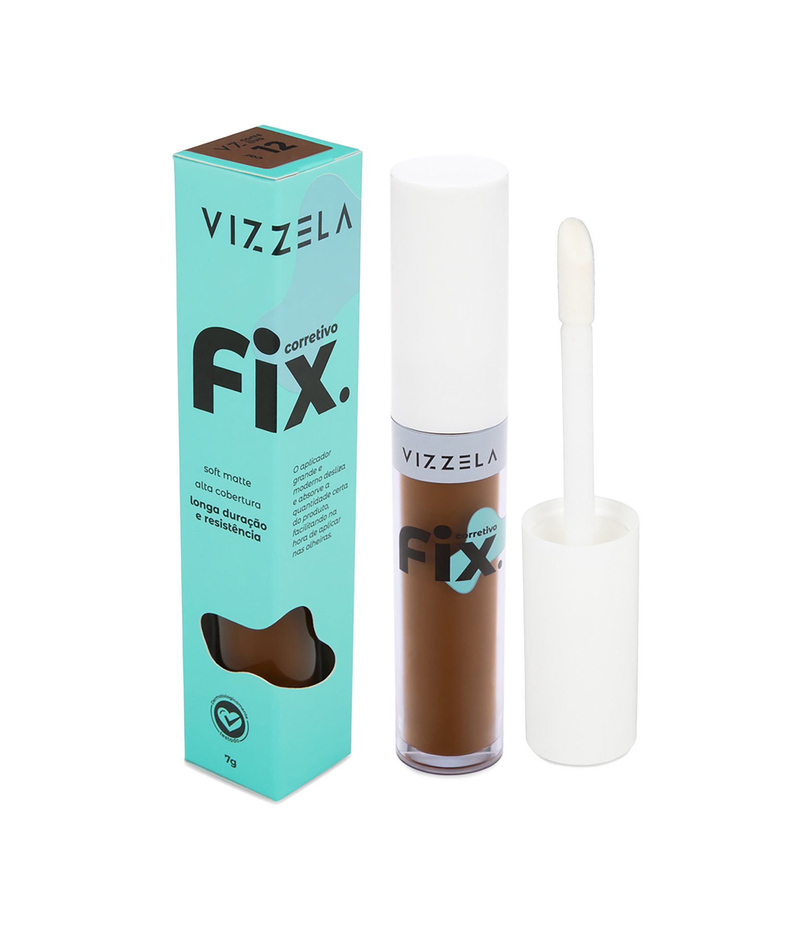 Corretivo Líquido Fix Vizzela Cor 12 2