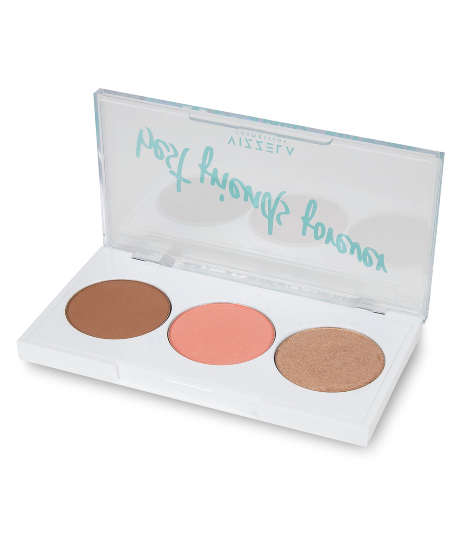 Paleta BFF Vizzela Contorno Blush e Iluminador Cor 3 1