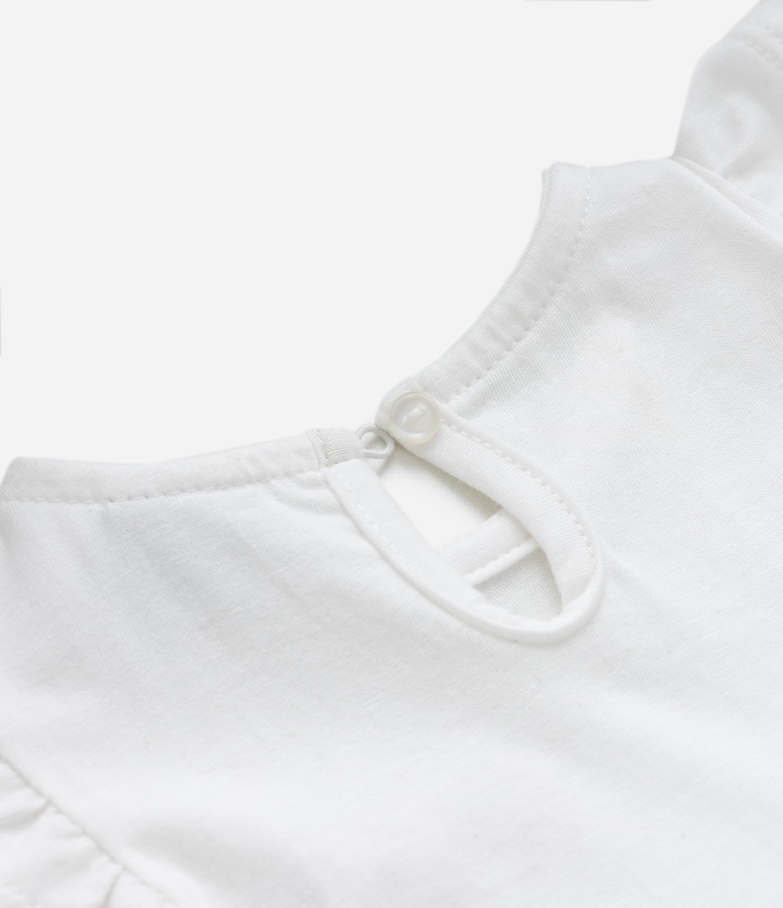 Vestidinho Infantil com Estampa Blocos de Cor - Tam 0 a 18 Meses Branco/Azul/Vermelho 4