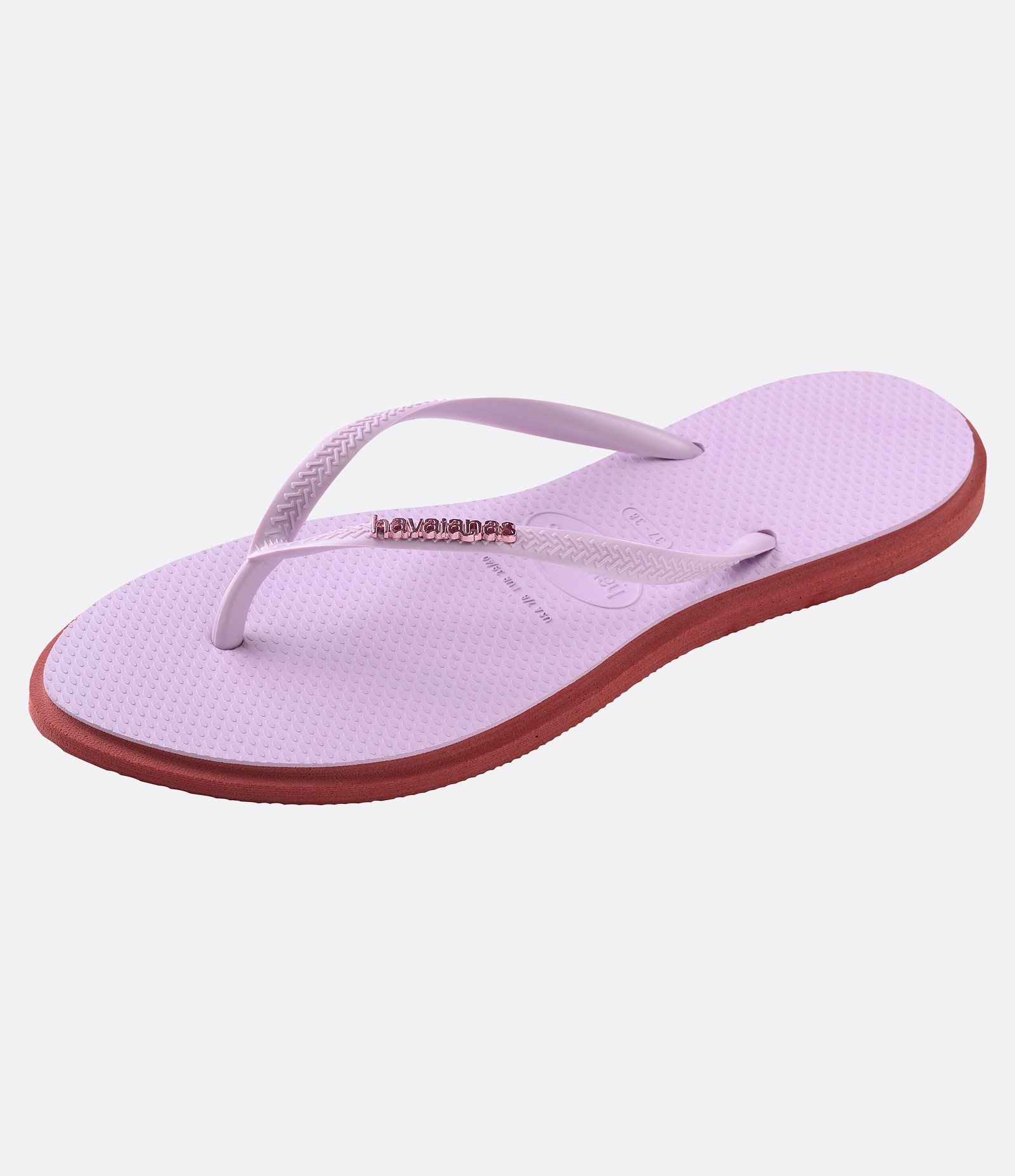 Chinelo Point Havaianas com Sola Bicolor Lilás 4