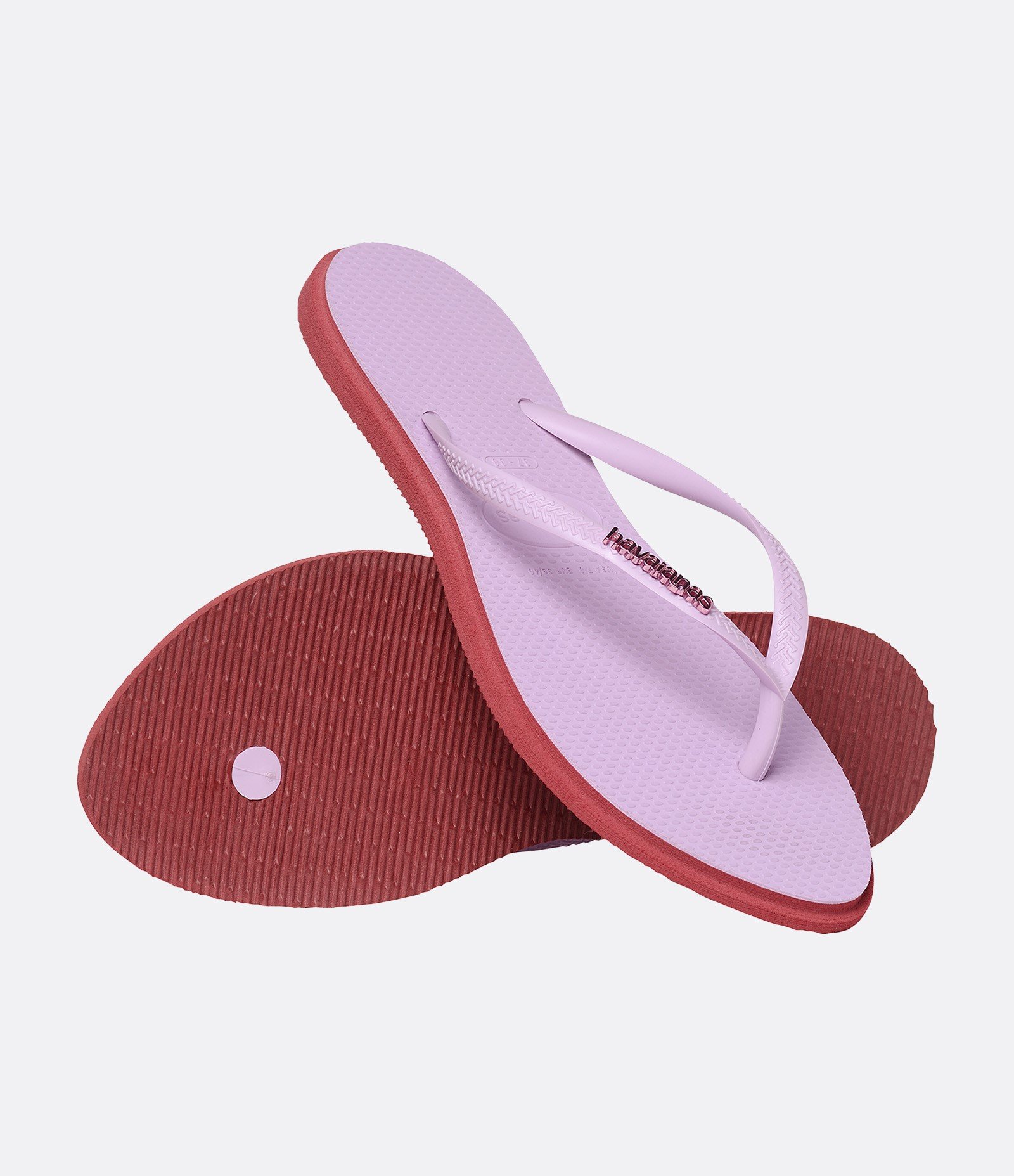 Chinelo Point Havaianas com Sola Bicolor Lilás 5