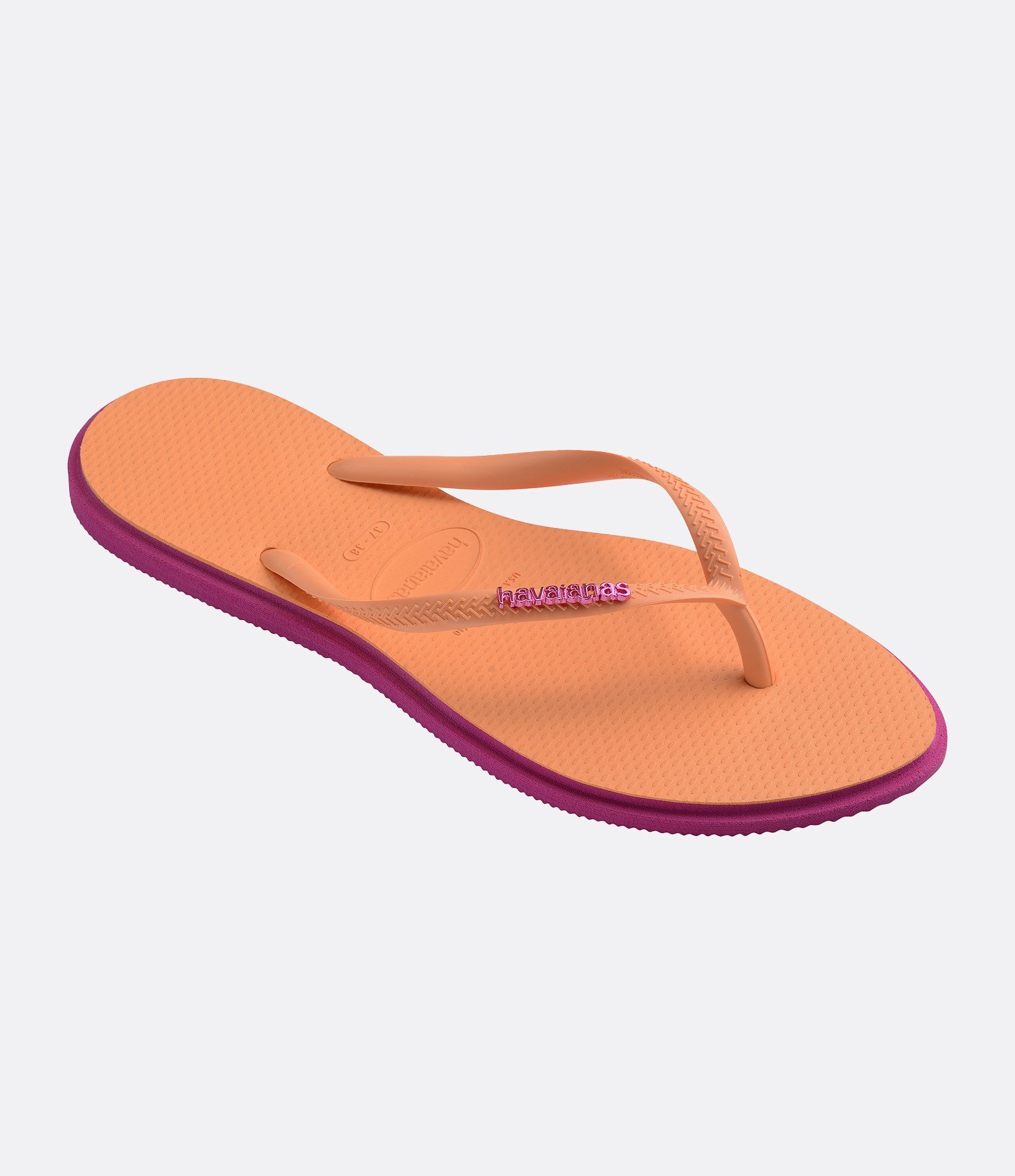 Chinelo Point com Sola Bicolor Havaianas Laranja 2
