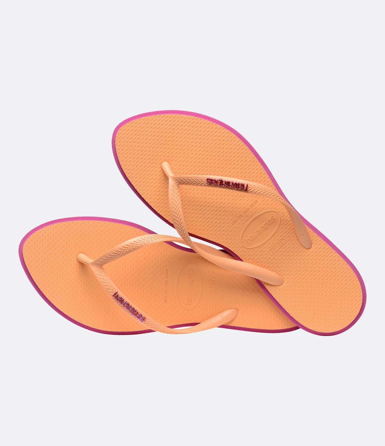 Chinelo Point com Sola Bicolor Havaianas Laranja 4