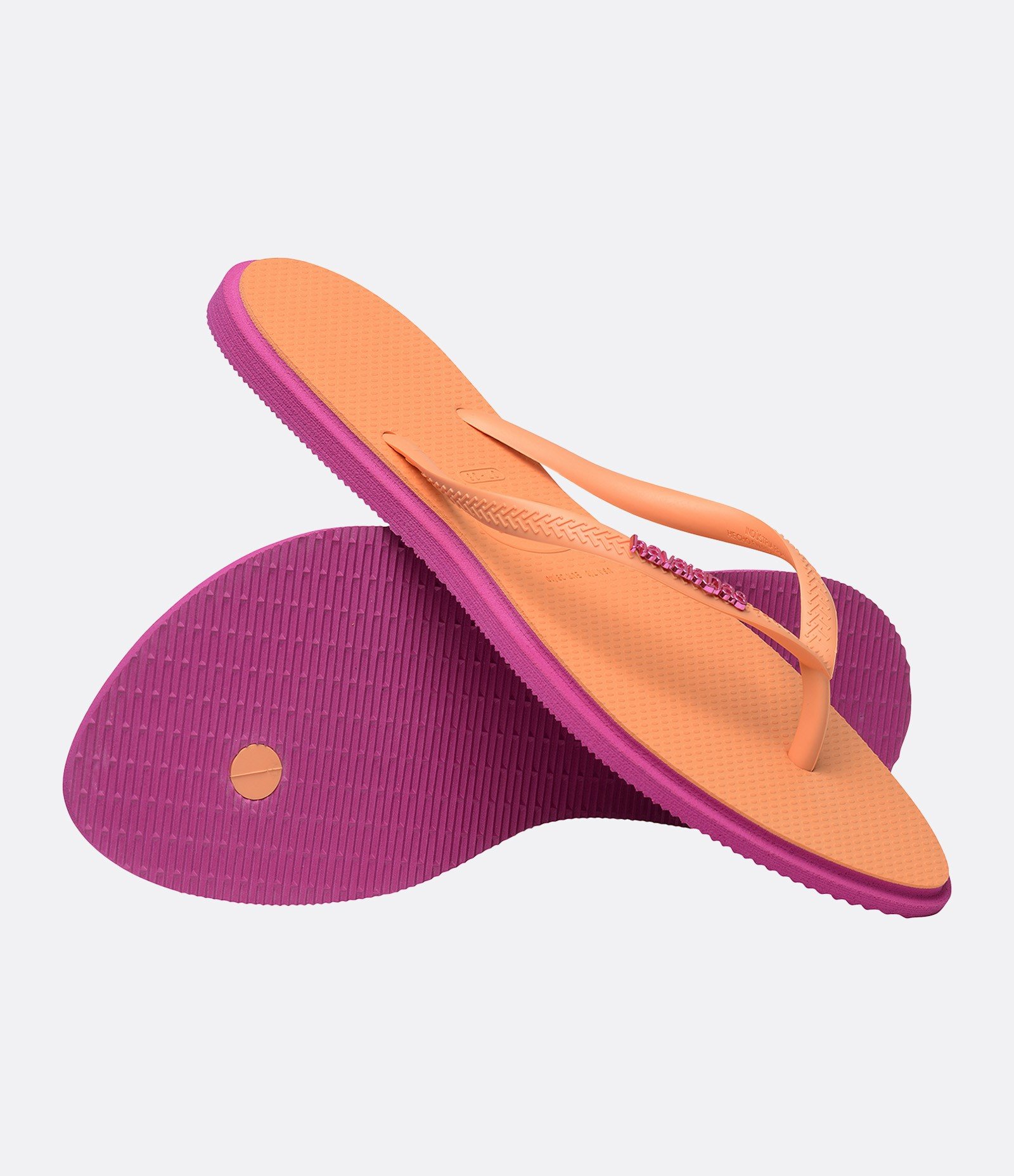 Chinelo Point com Sola Bicolor Havaianas Laranja 5