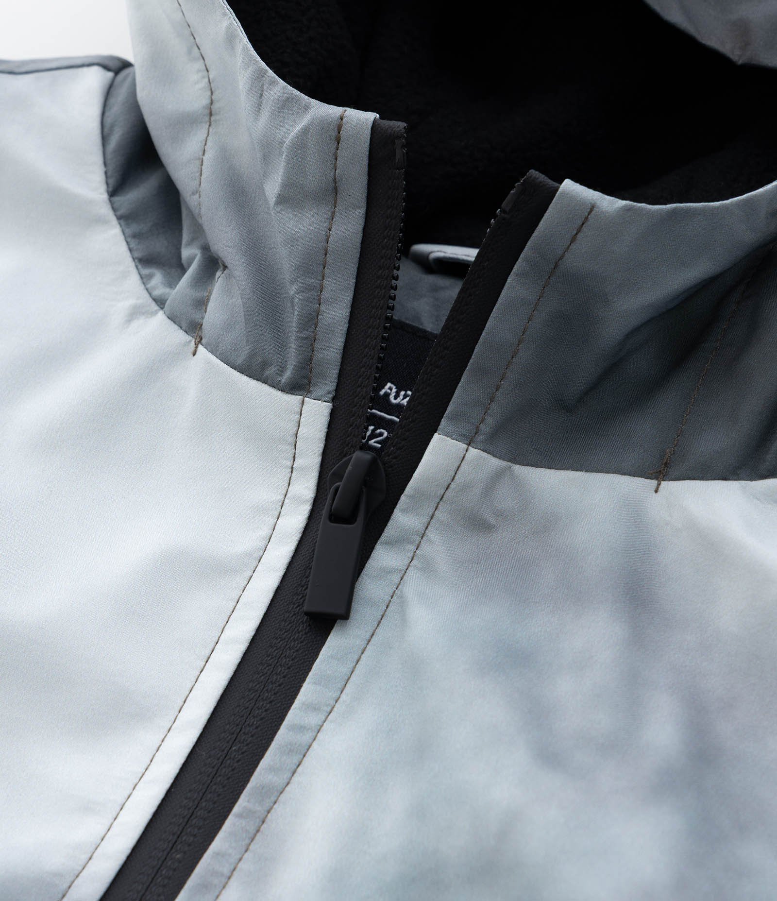 Jaqueta Quebra Vento Infantil com Efeito Tie Dye - Tam 5 a 14 Anos Cinza 6