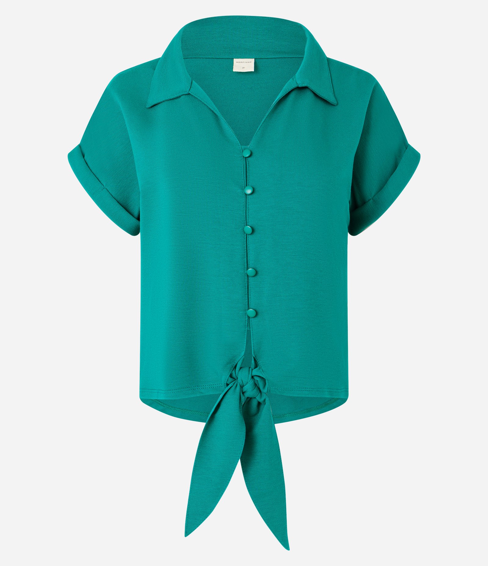 Camisa em Piquet com Amarração Laço na Barra 5