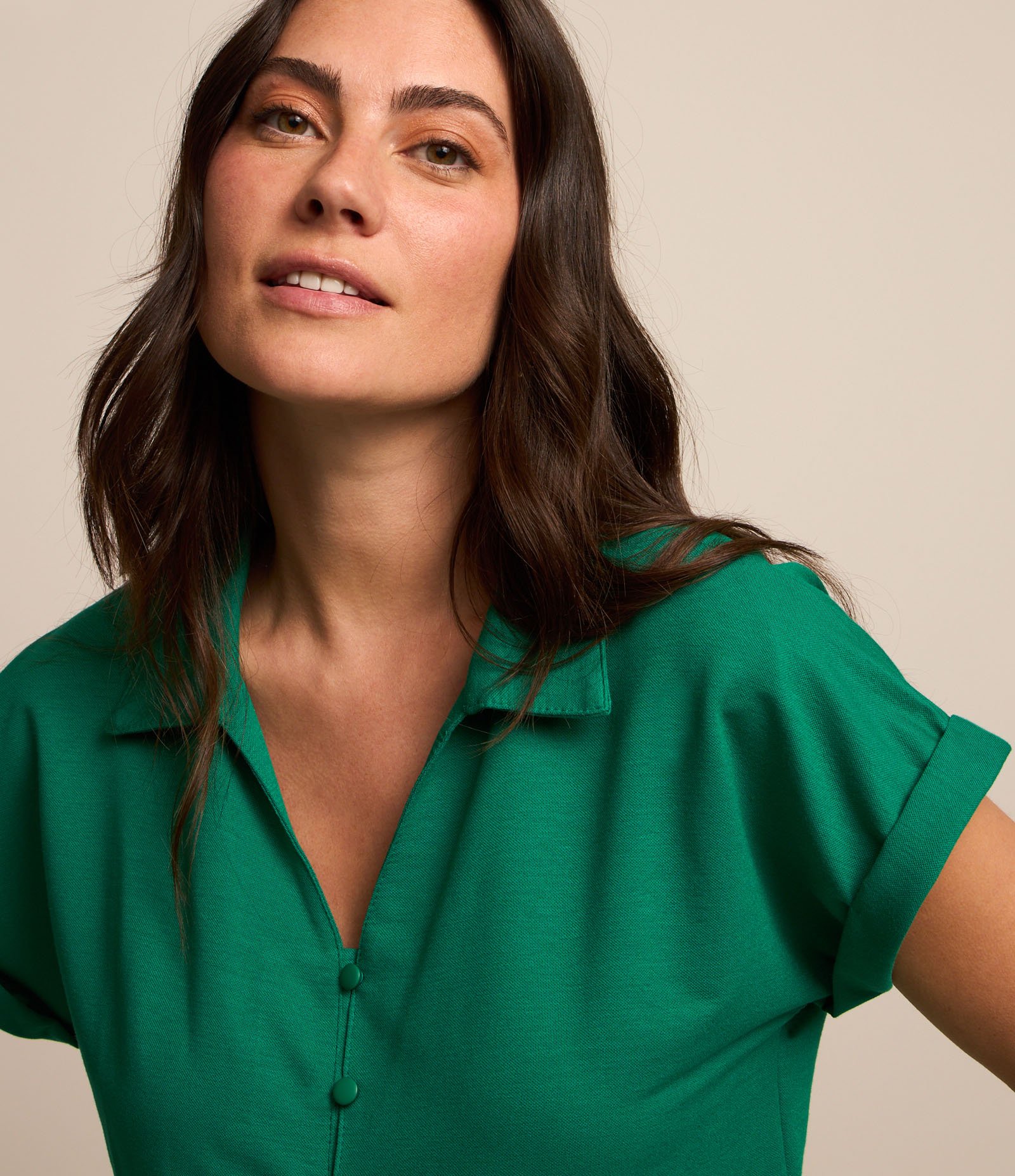 Camisa em Piquet com Amarração Laço na Barra 3