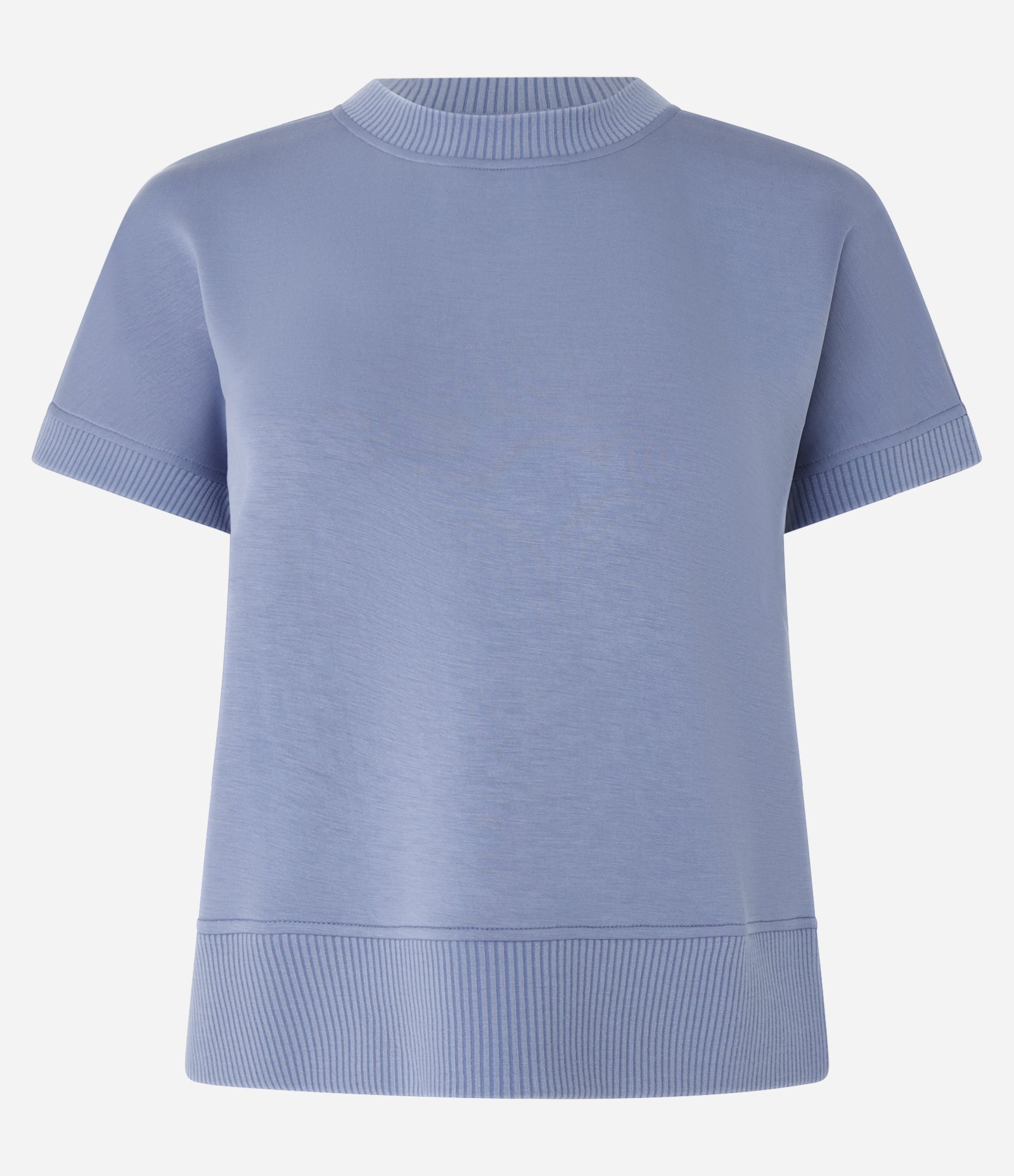 Camiseta Manga Curta em Microfibra Azul 5