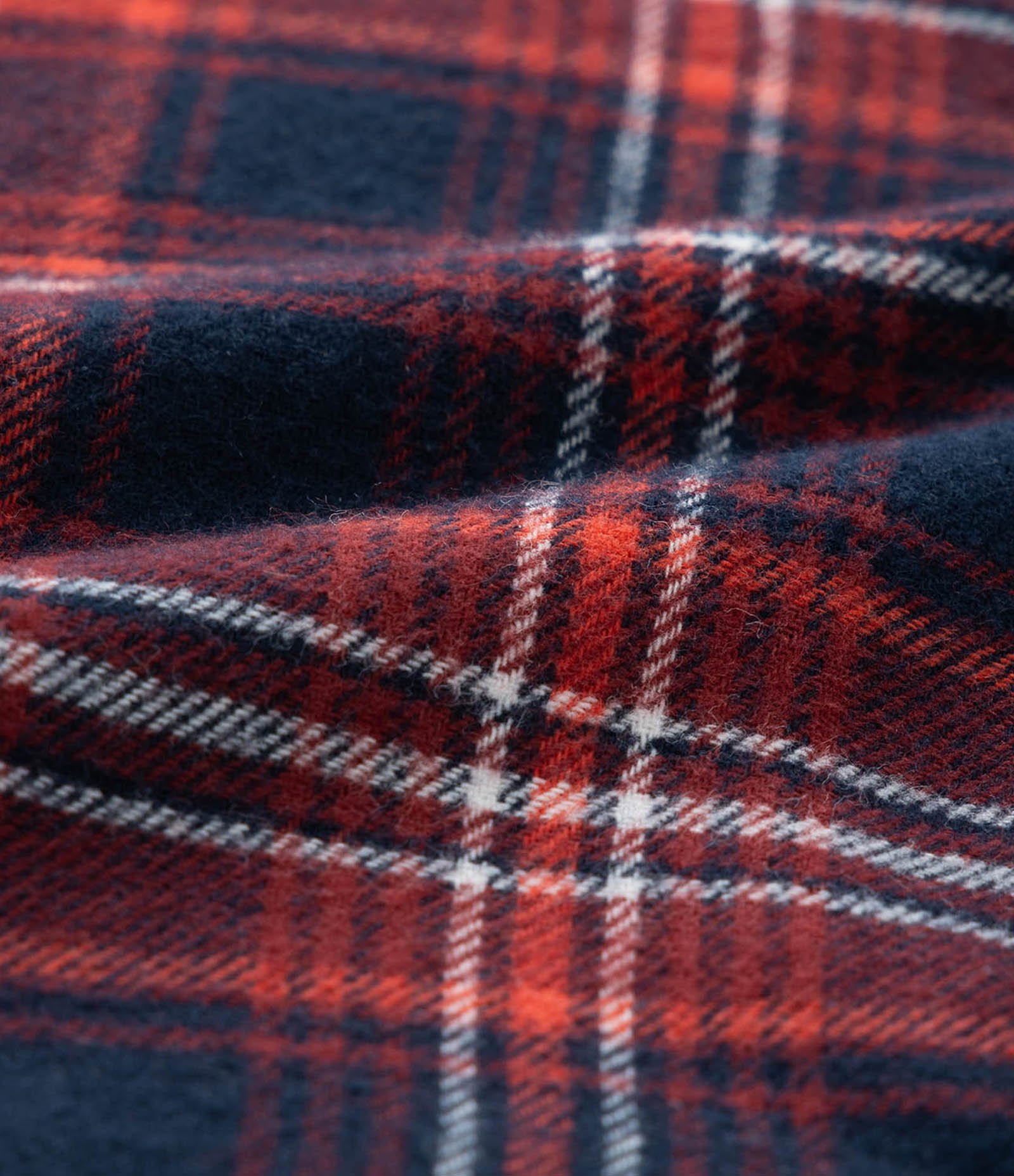 Camisa Infantil em Flanela com Estampa Xadrez - Tam 1 a 6 Anos Vermelho 3