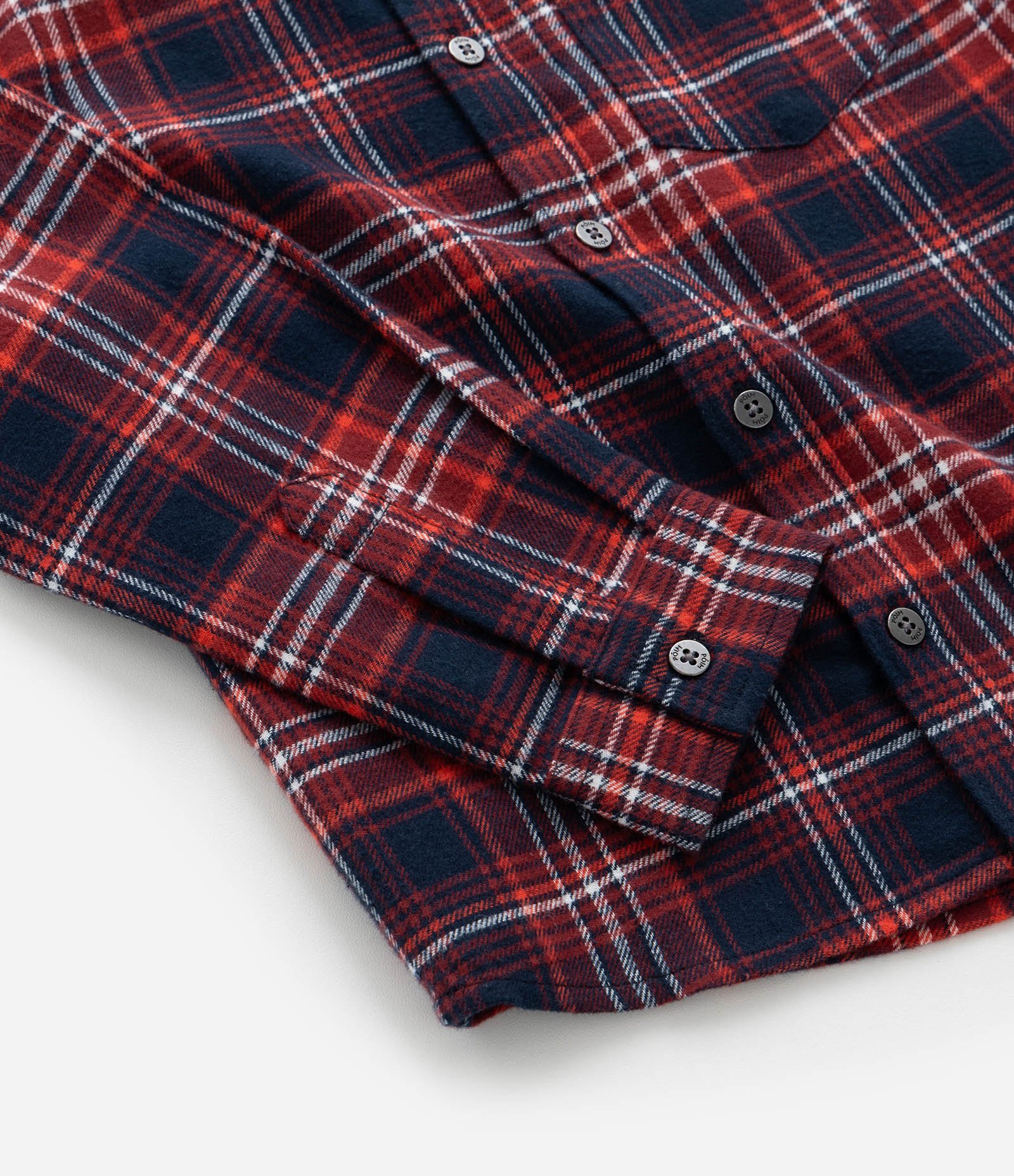 Camisa Infantil em Flanela com Estampa Xadrez - Tam 1 a 6 Anos Vermelho 4