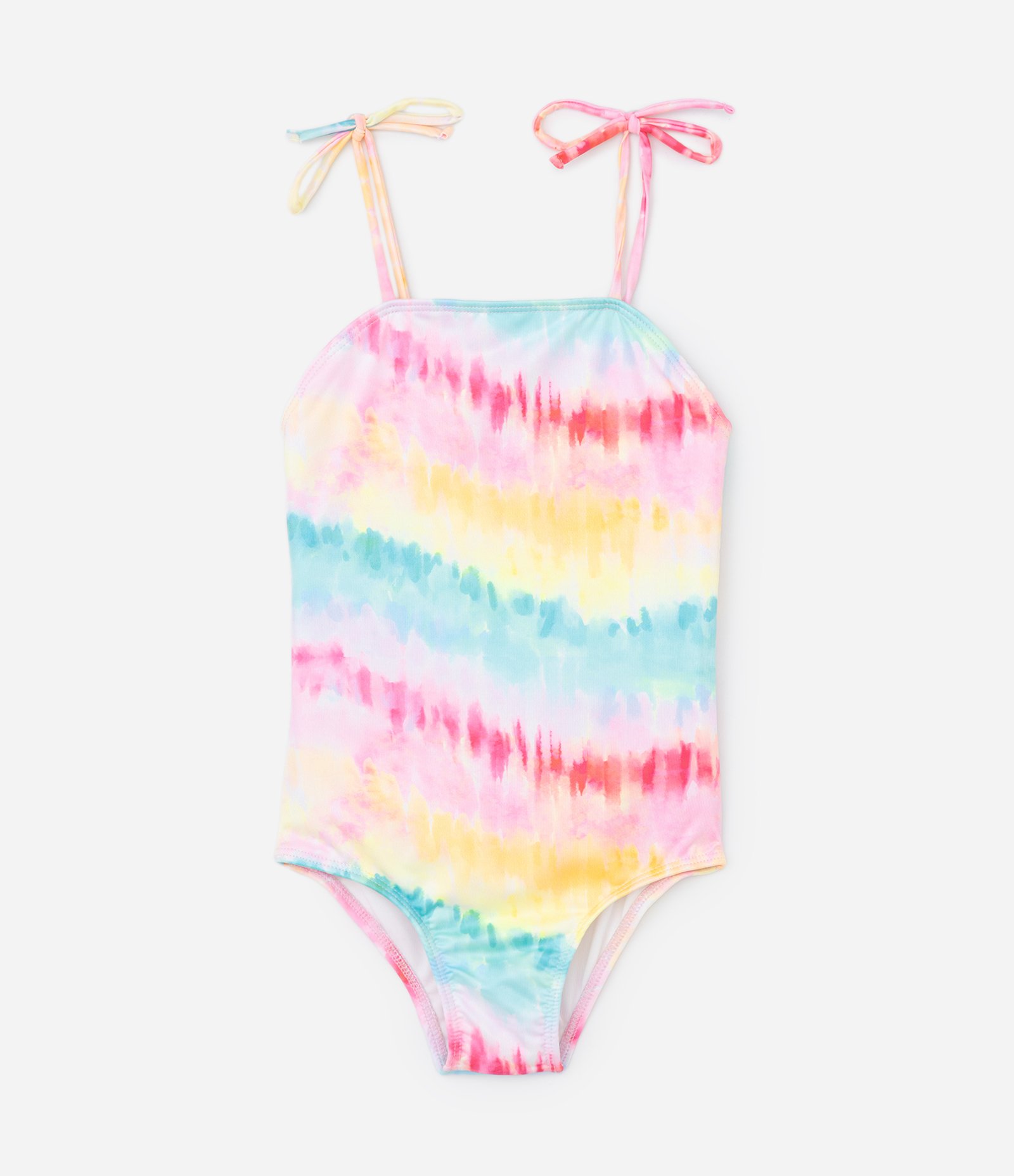 Maiô Infantil com Proteção UV e Estampa Tie Dye - Tam 5 a 14 Anos Multicores 1
