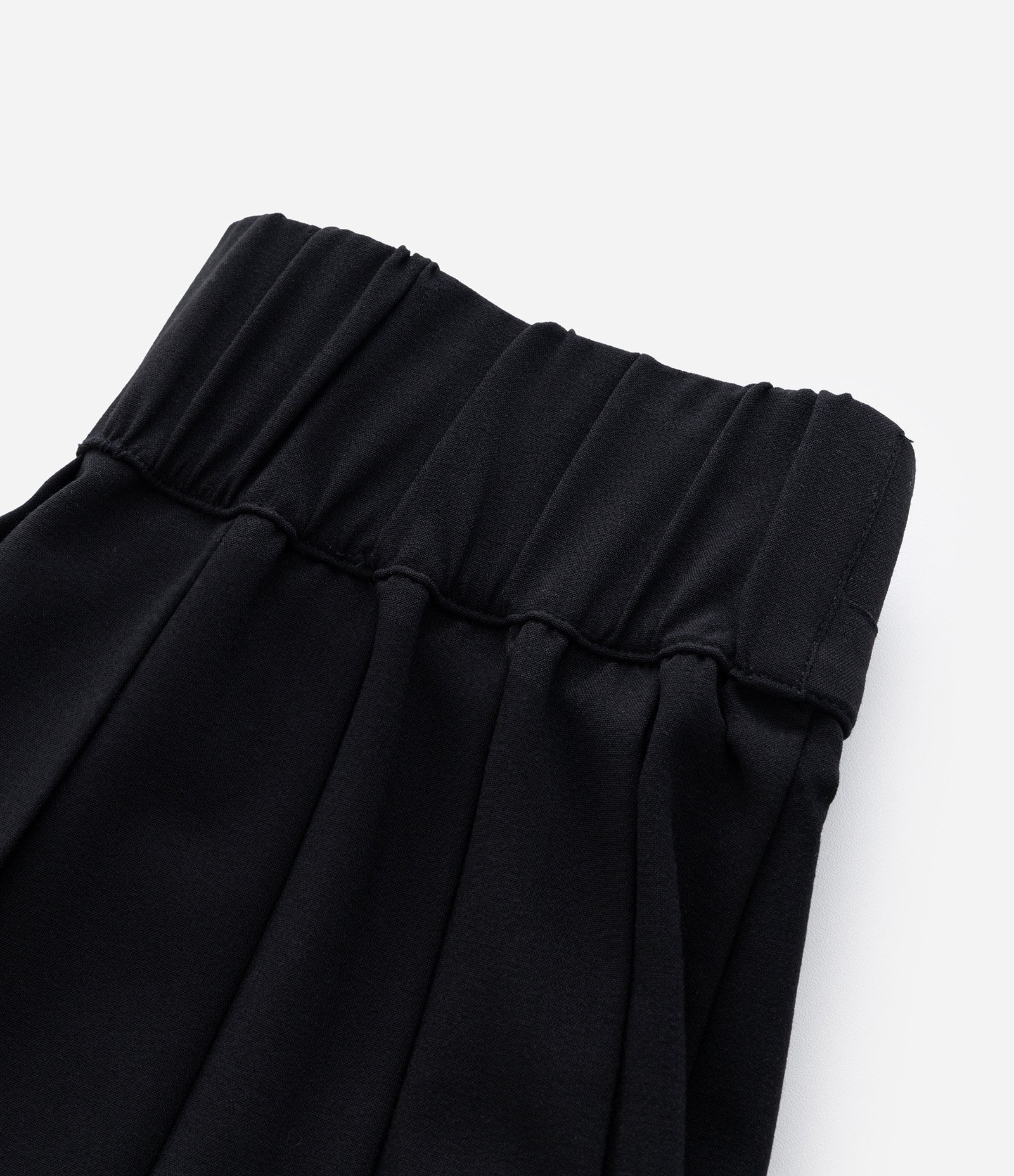 Saia Infantil Plissada com Cinto - Tam 5 a 14 Anos Preto 5