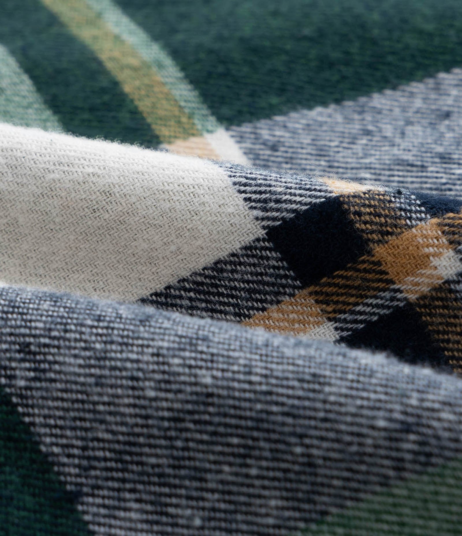 Camisa Infantil em Flanela com Estampa Xadrez - Tam 1 a 6 Anos Verde 3