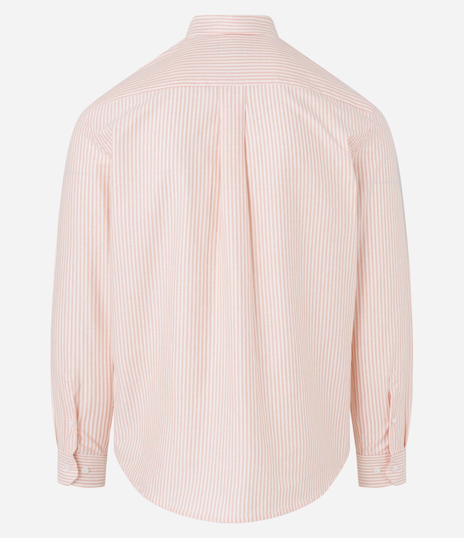Camisa Regular em Oxford com Listras Fio Tinto Rosa 5