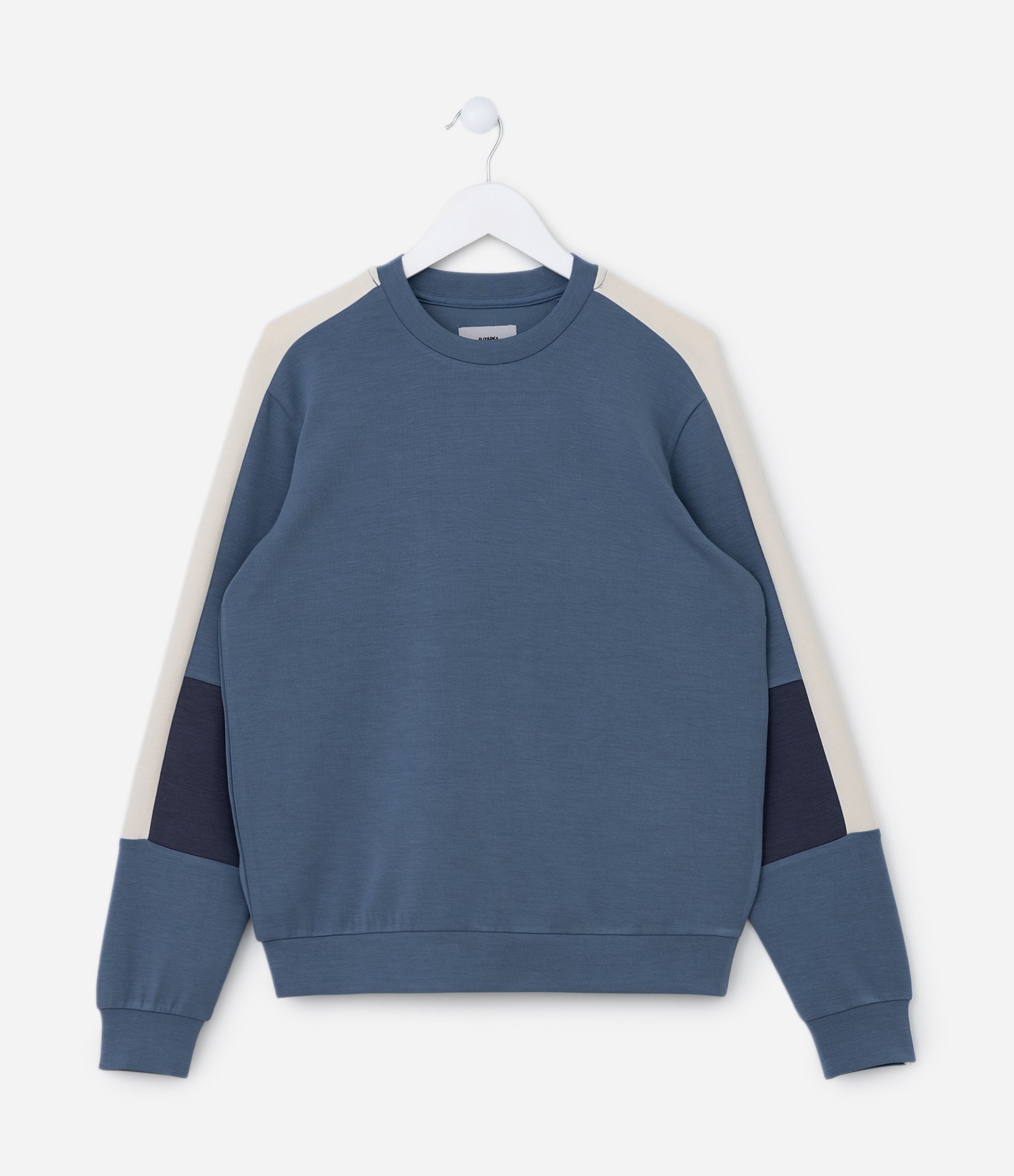 Casaco Infantil em Modal com Recortes - Tam 5 a 14 Anos Azul 1